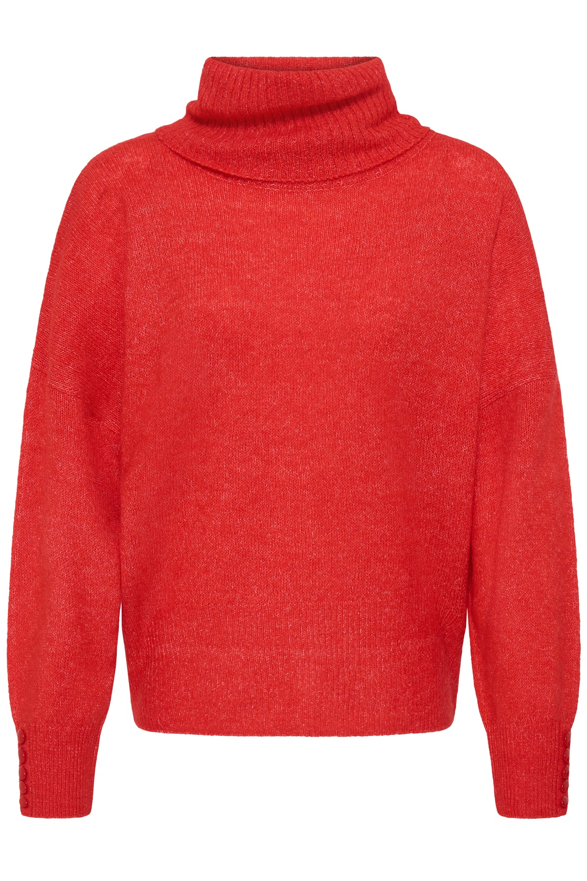 Ihkamara Rollneck Jumper - Poinsettia Red