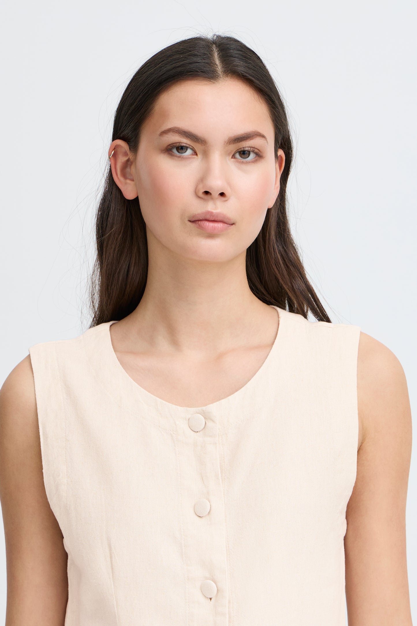 Ihlinno Waistcoat - Cream