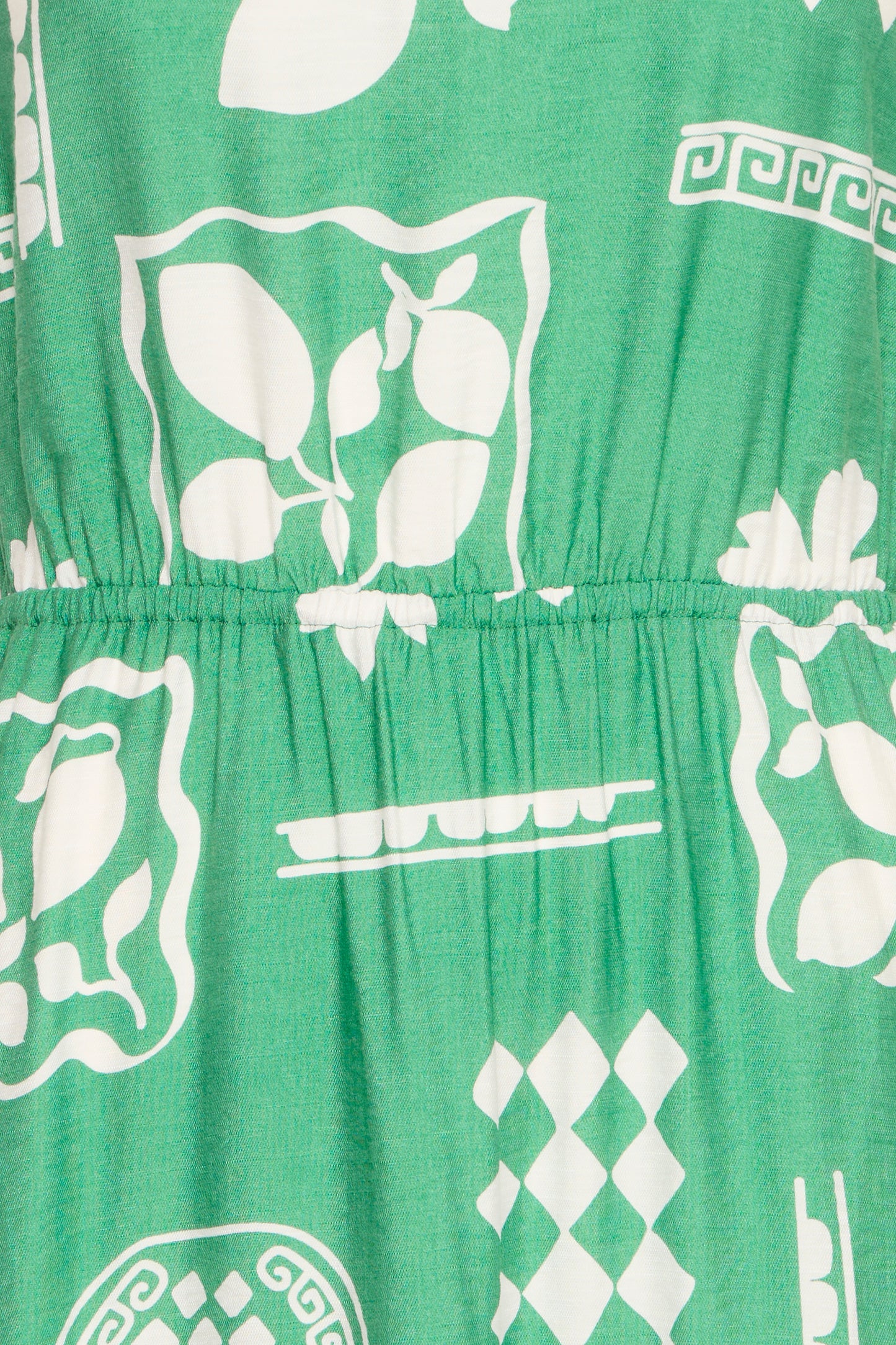 Ihyetta Dress - Pine Green Print