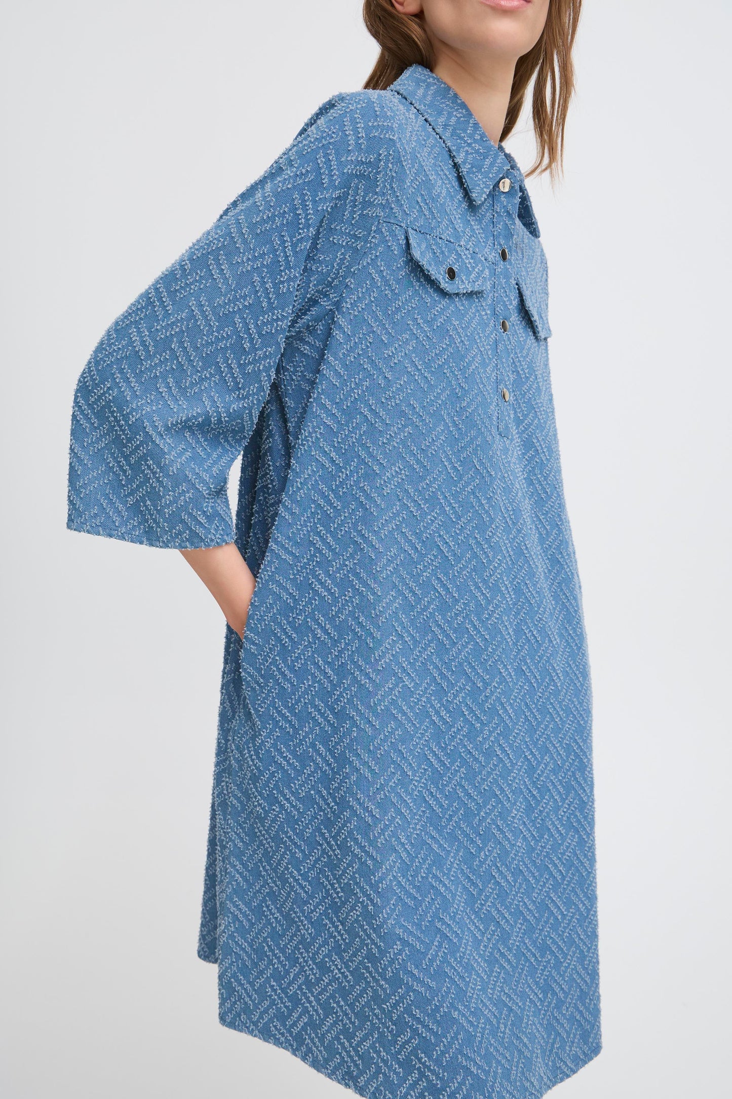 Ihxalani Dress - Denim