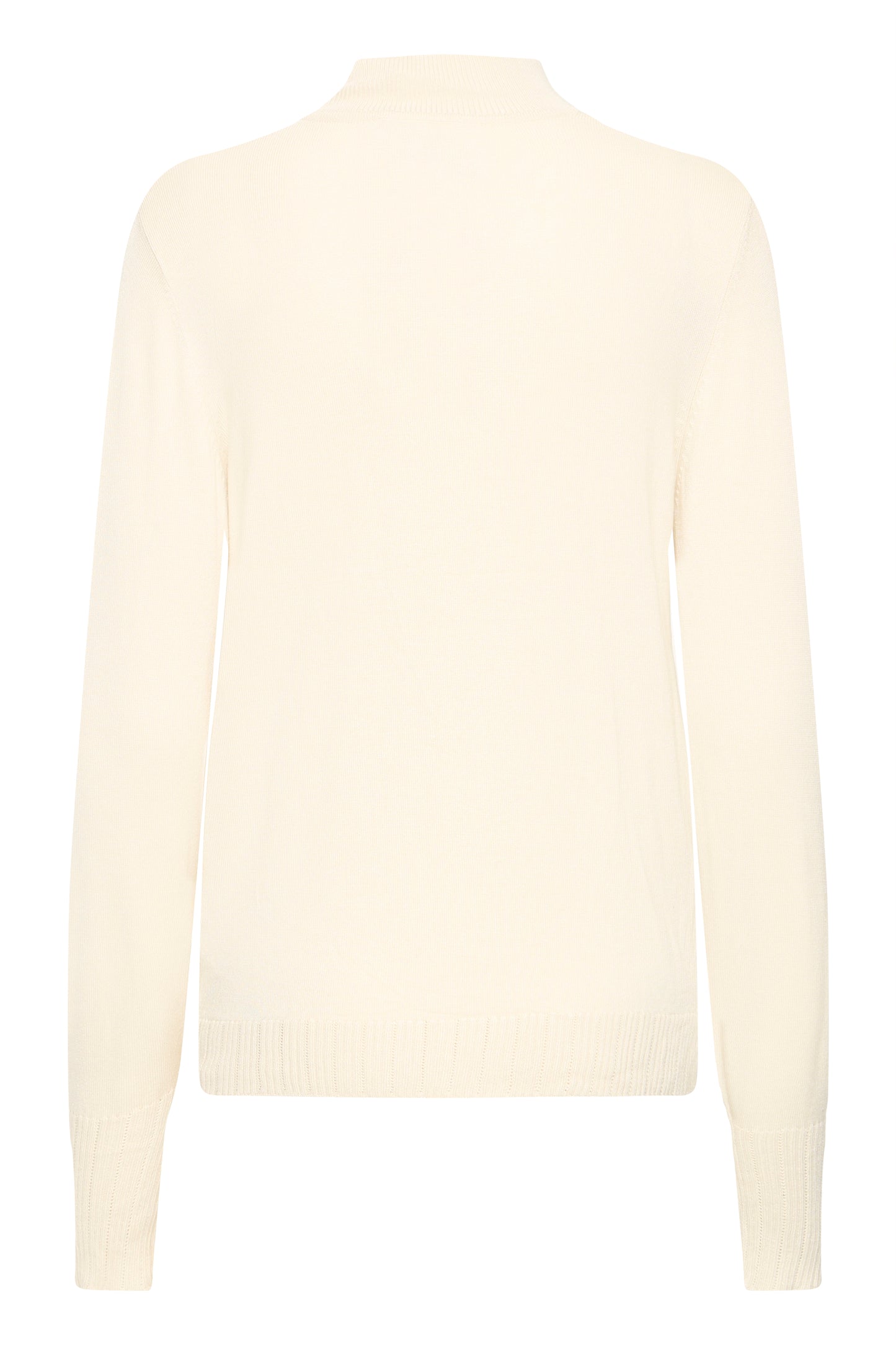 Ihmafa Turtleneck Top - Almond Milk Cream