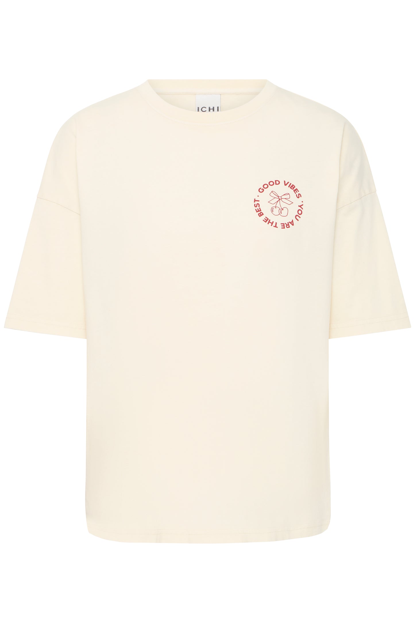 Ihnabino T-Shirt - Beige and Red