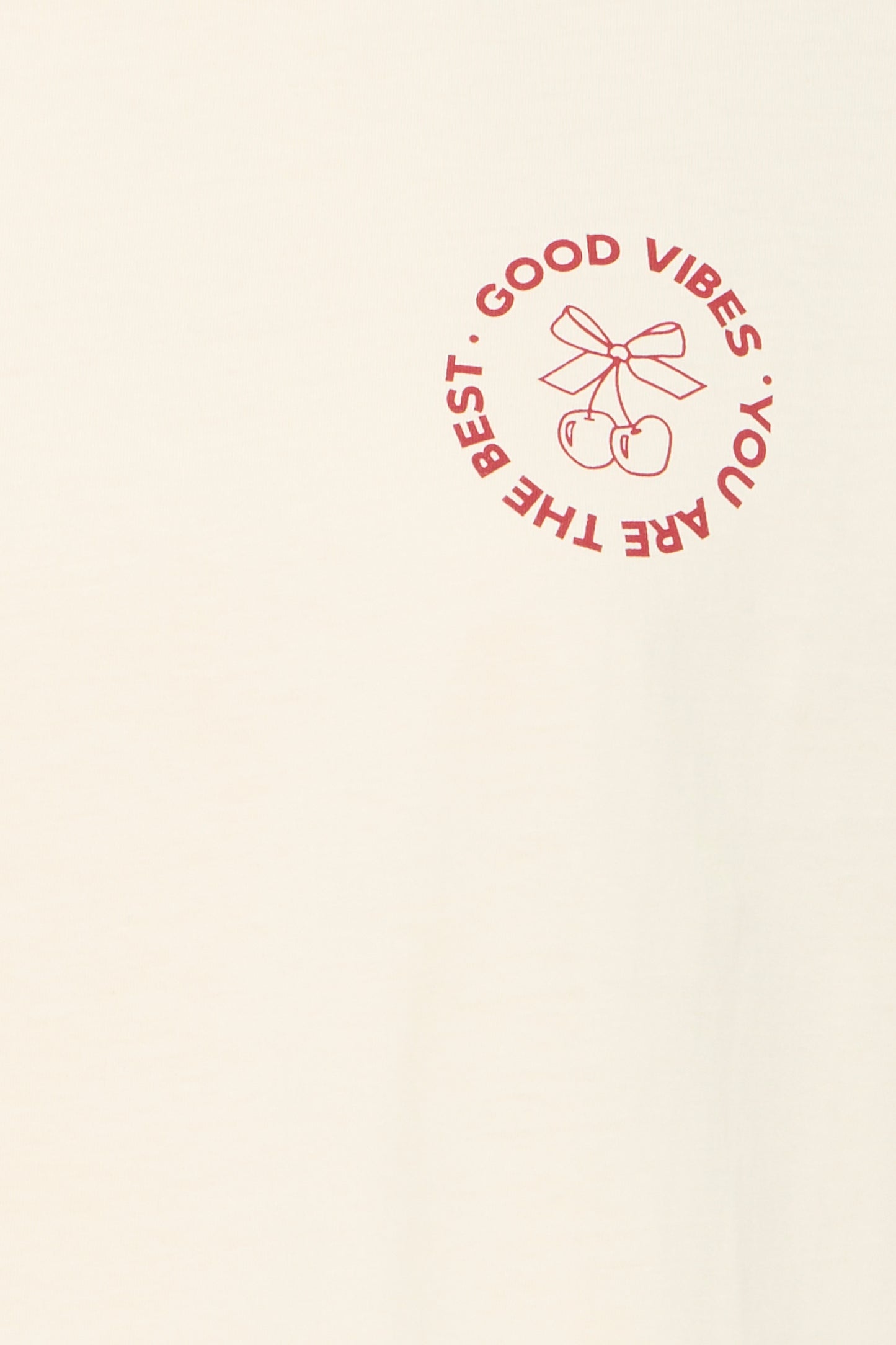 Ihnabino T-Shirt - Beige and Red
