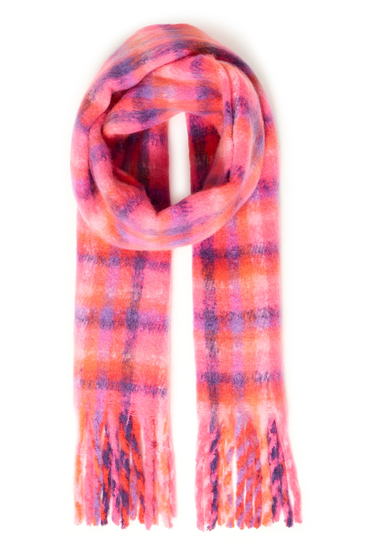 Iamabella Scarf - Red Dahlia