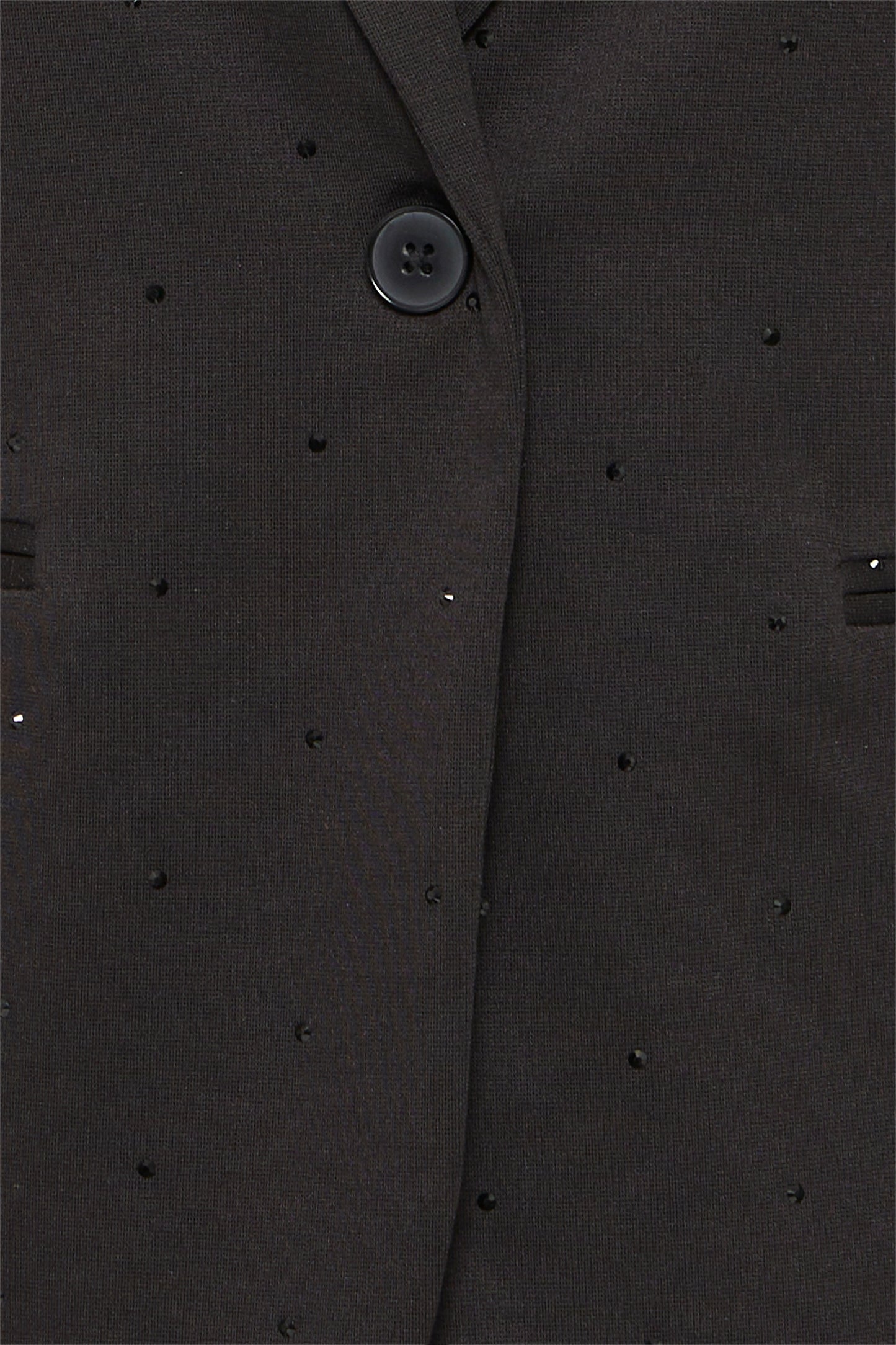 Ihkate Rhinestone Blazer - Black Sparkle Jacket