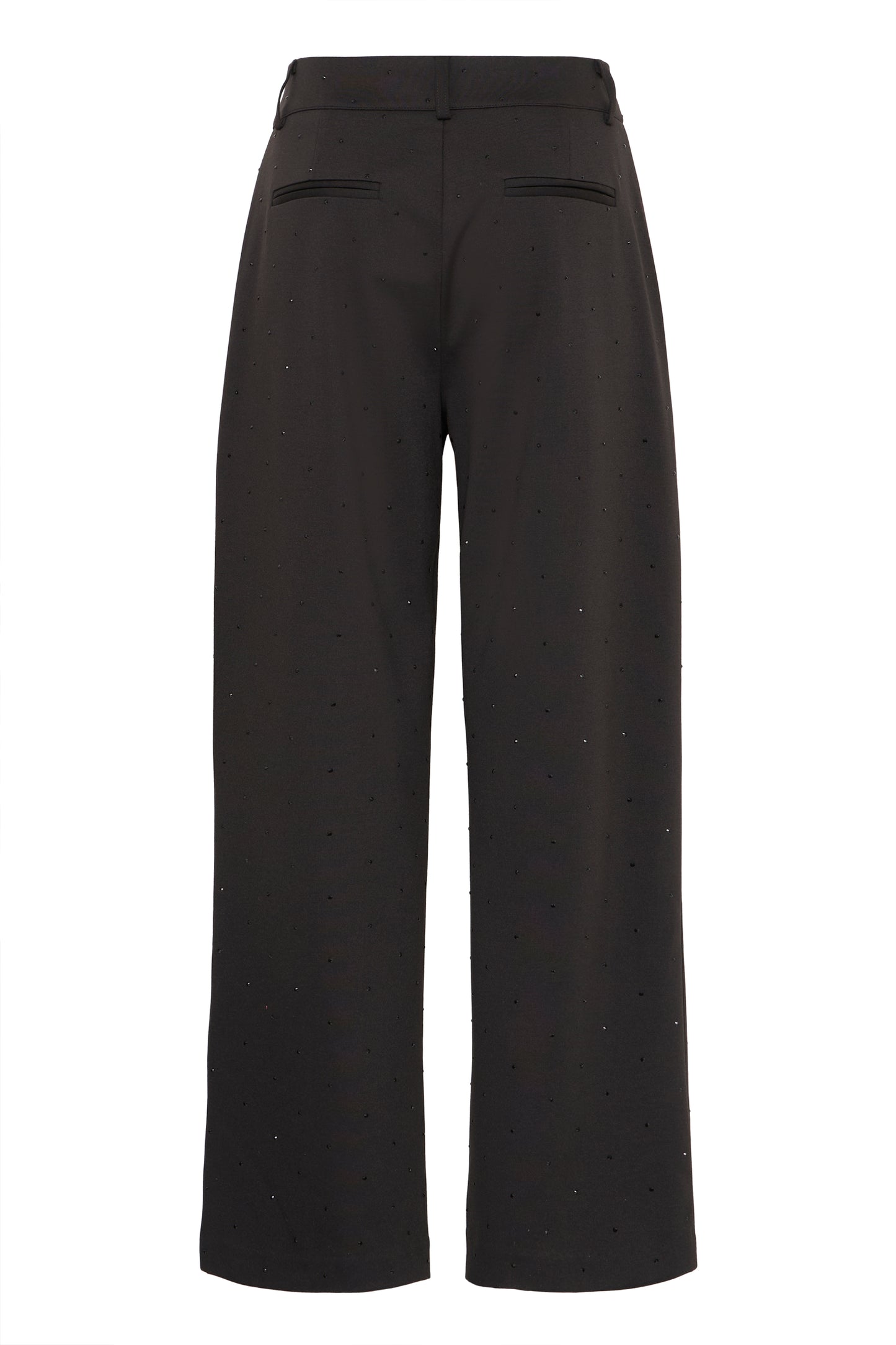 Ihkate Rhinestone Pants - Black Sparkle Trousers