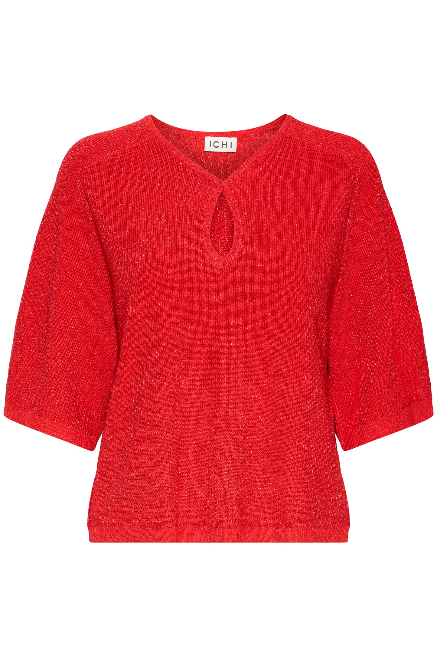 Ihcody Short Sleeve Knit - Racing Red