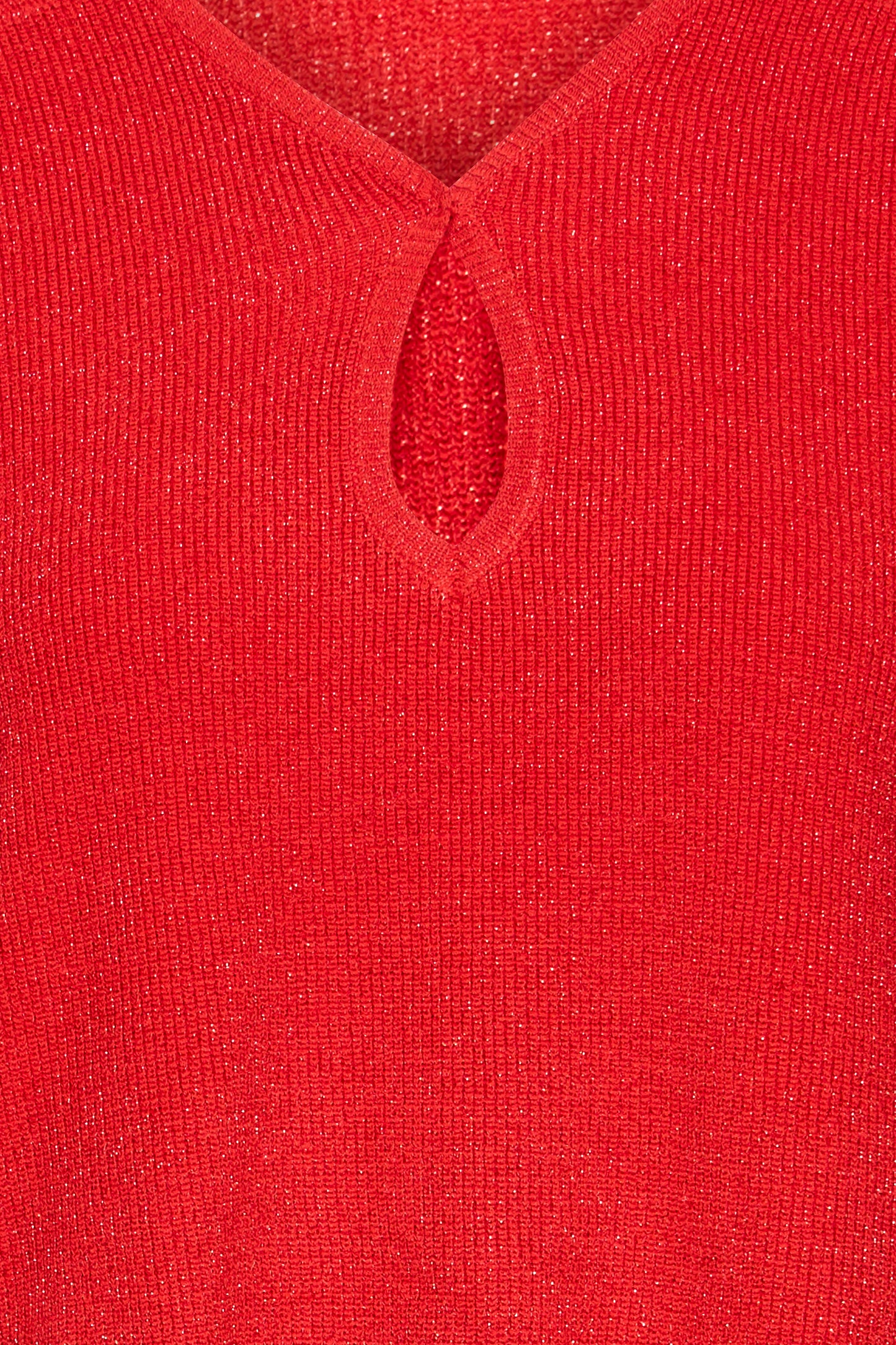 Ihcody Short Sleeve Knit - Racing Red
