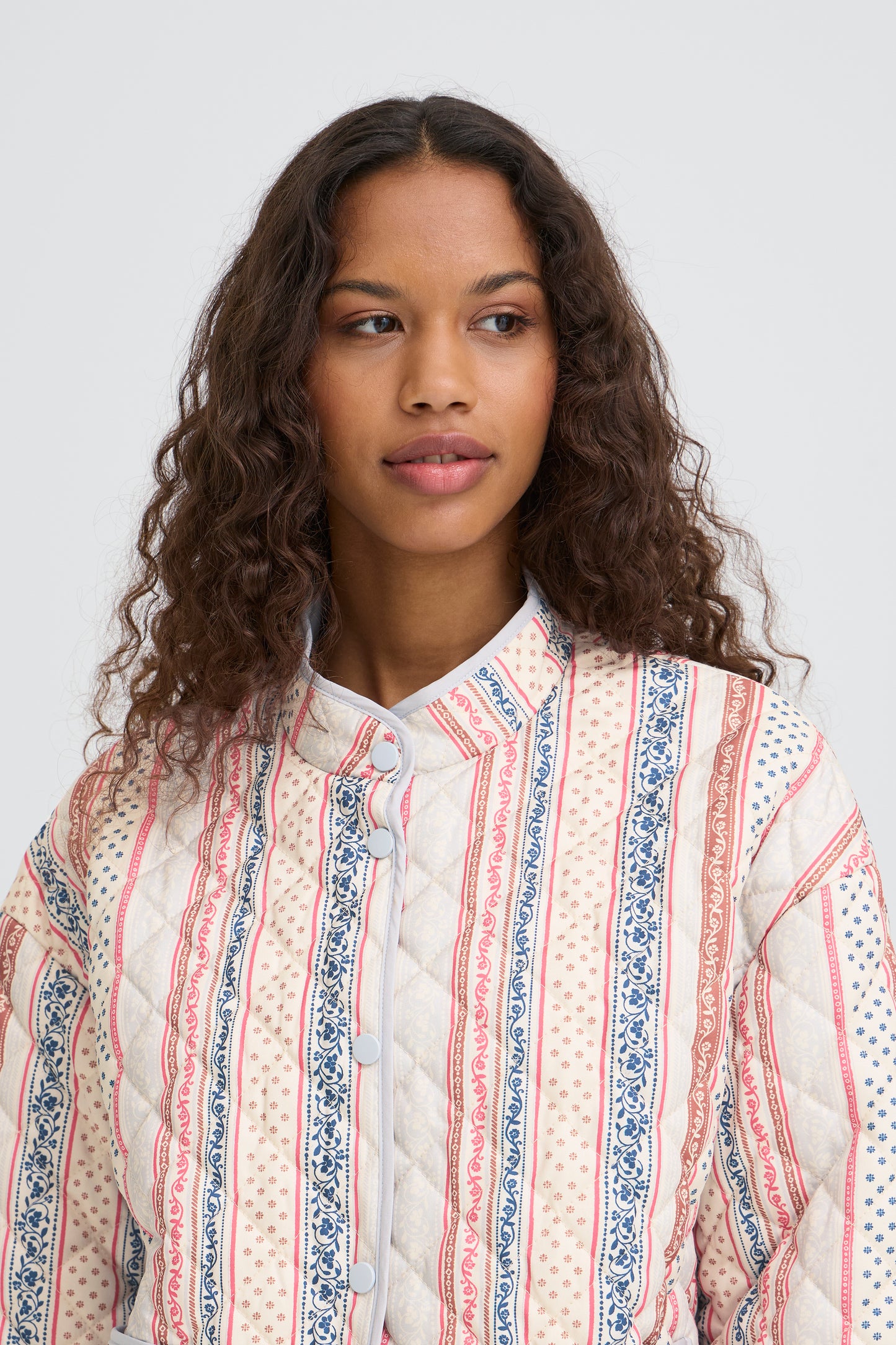 Ihlivanta Jacket - Pastel Pattern Stripe