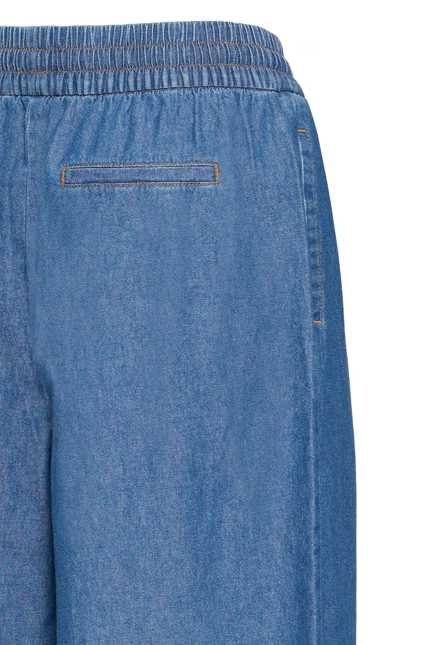 Iharcher Pants - Denim Wide Leg Trouser
