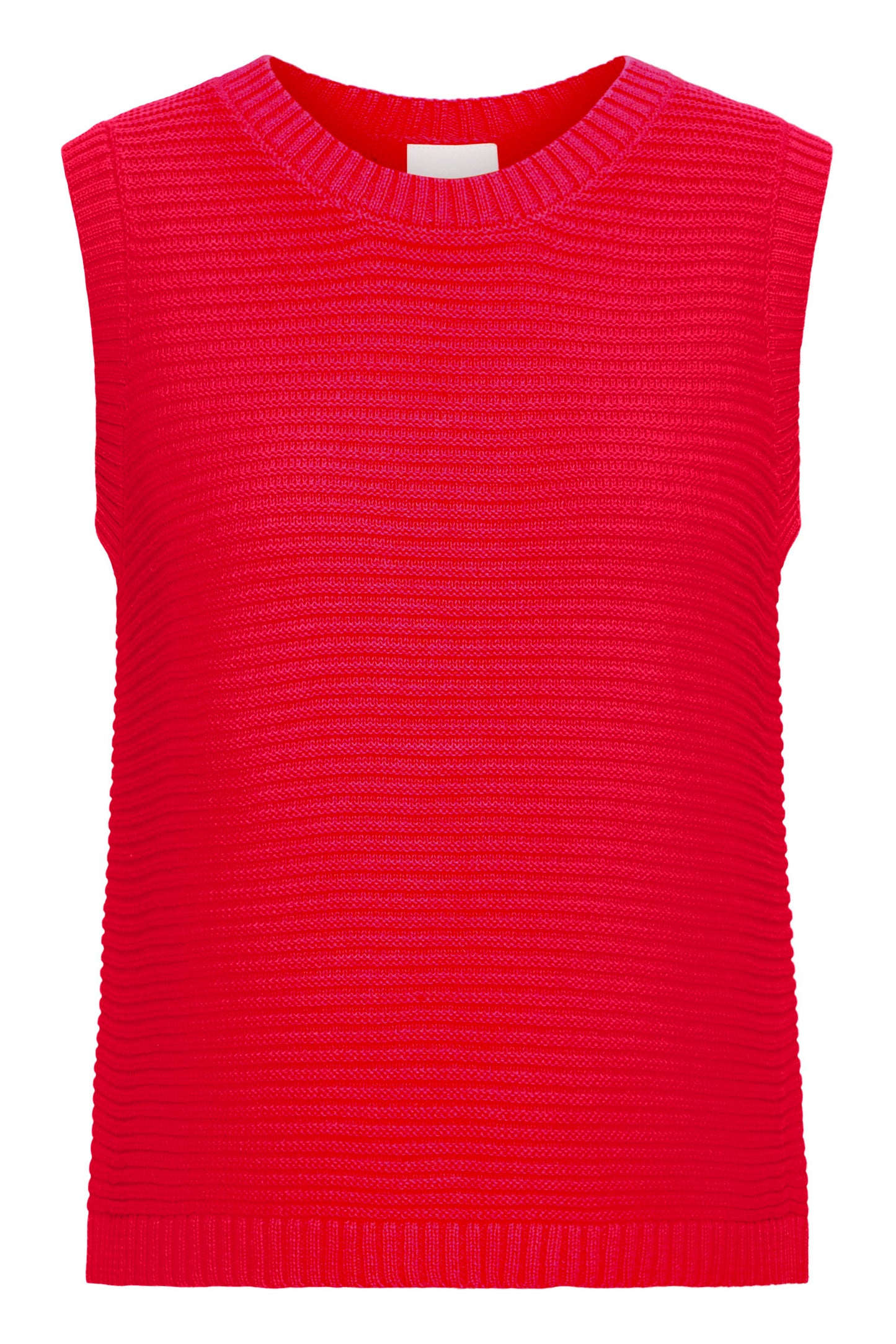 Ihdotties Waistcoat - Knitted Tie Back Red