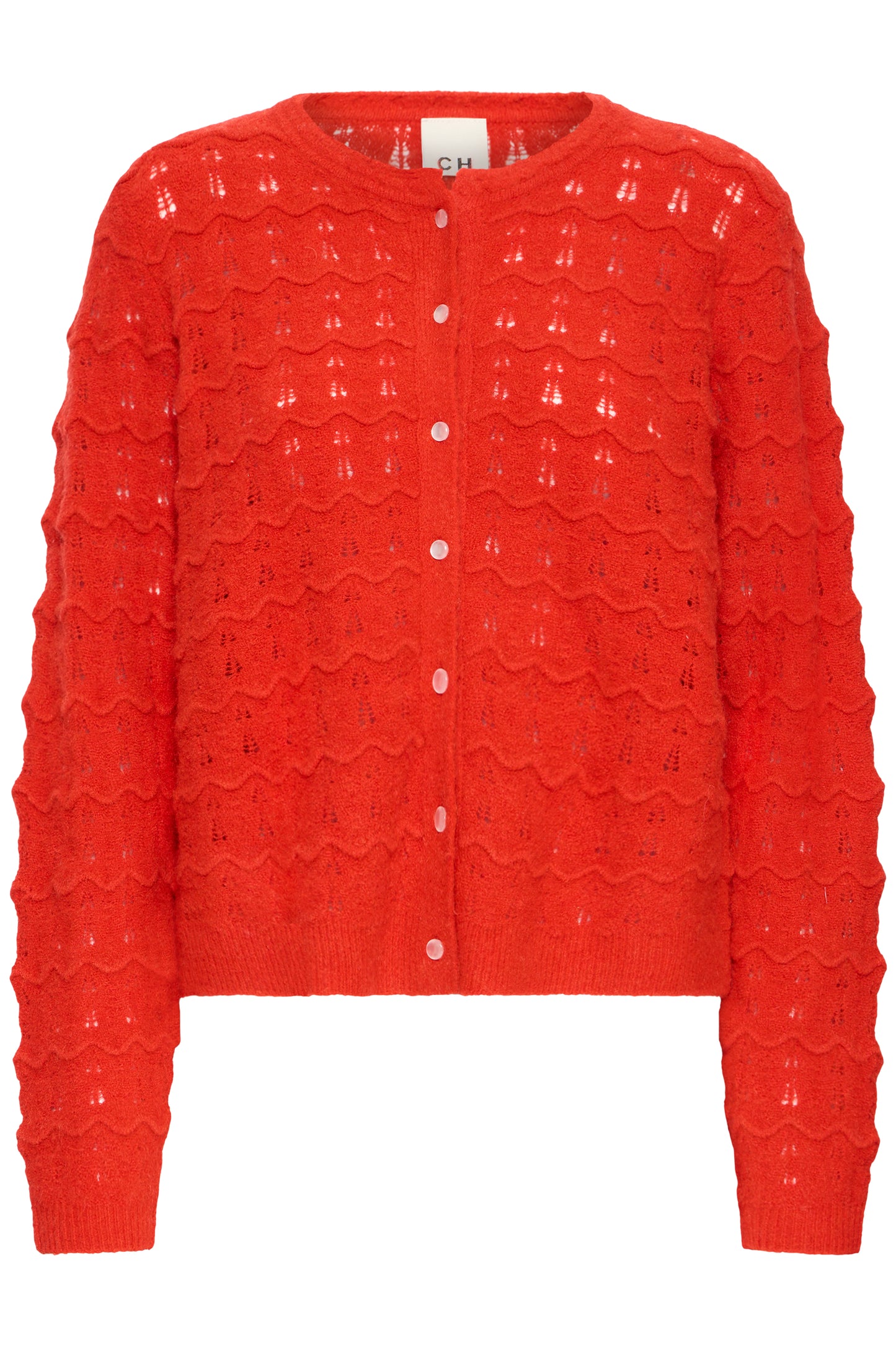 Ihbaila Cardigan - Fiery Red