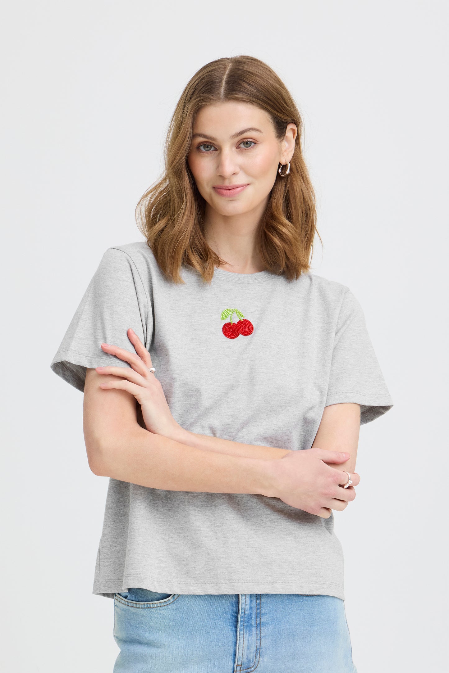 Ihnynna T-Shirt - Grey Cherry