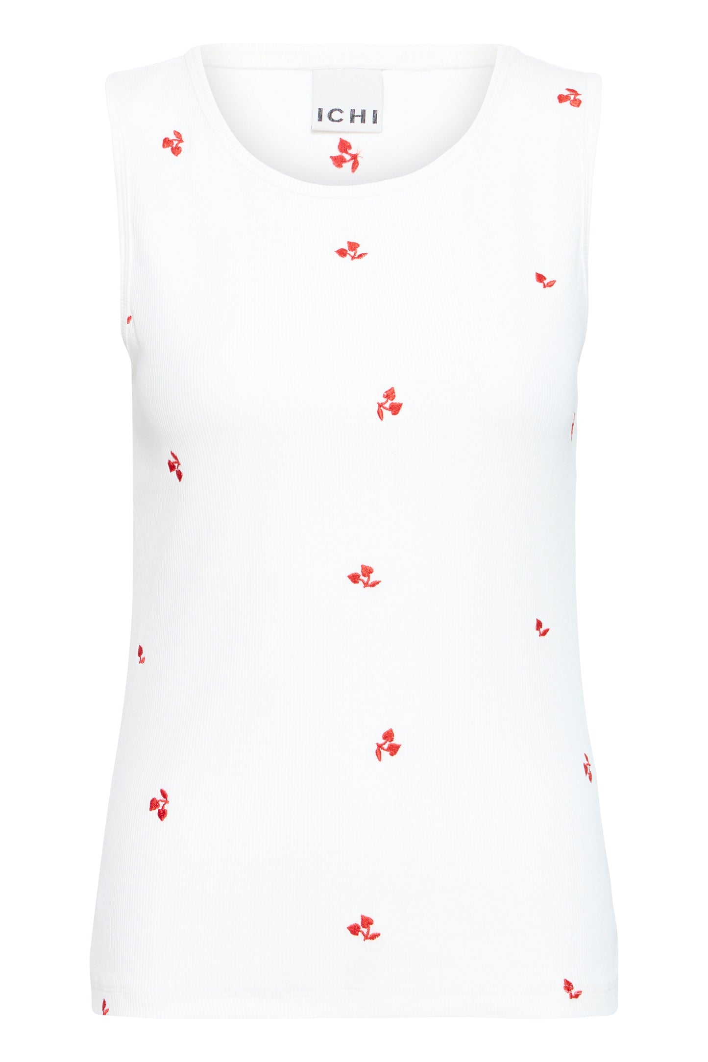 Ihpalma Vest - Embroidered Red Cherry