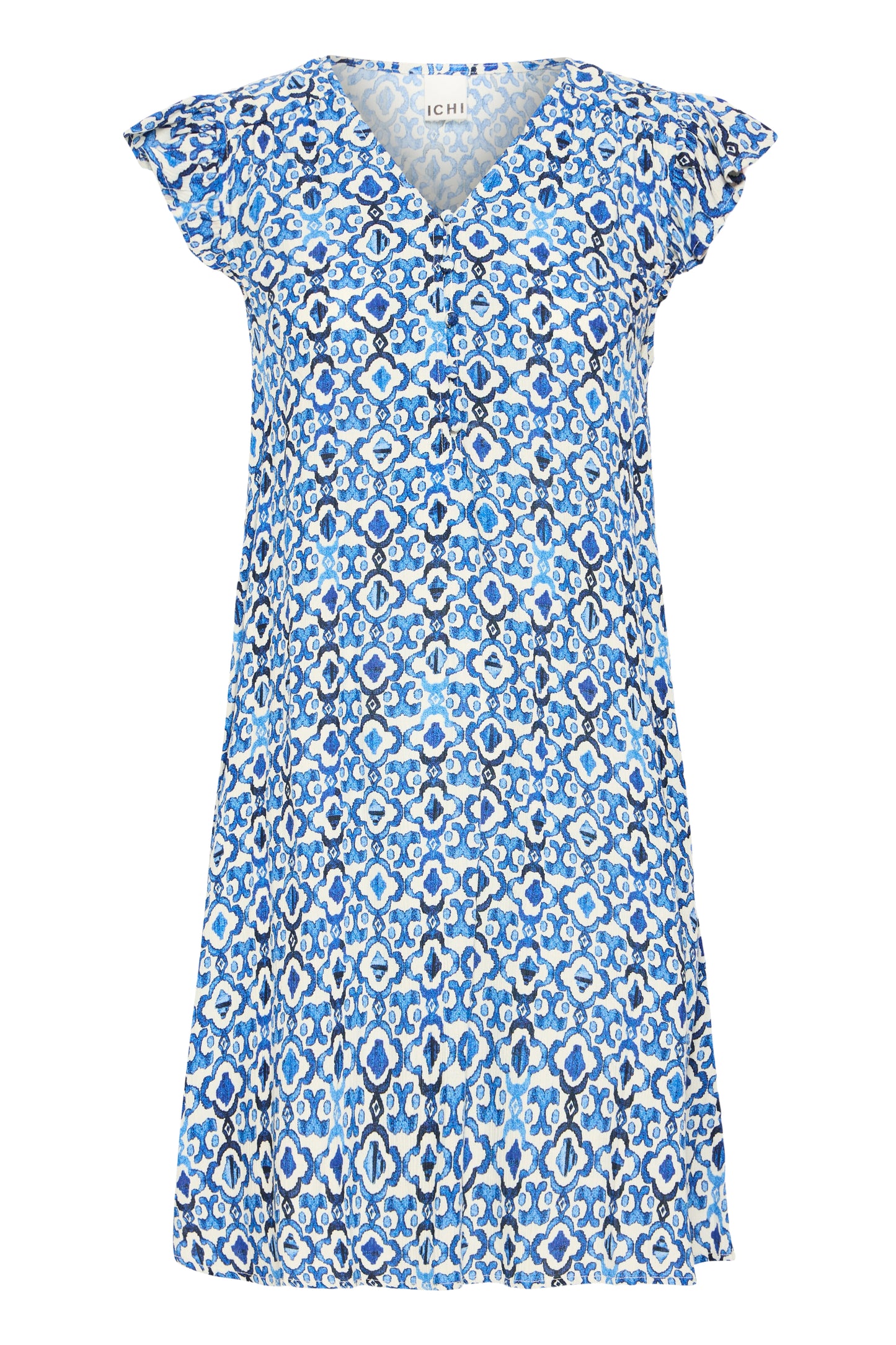 Ihmarrakech Dress - Blue Pattern