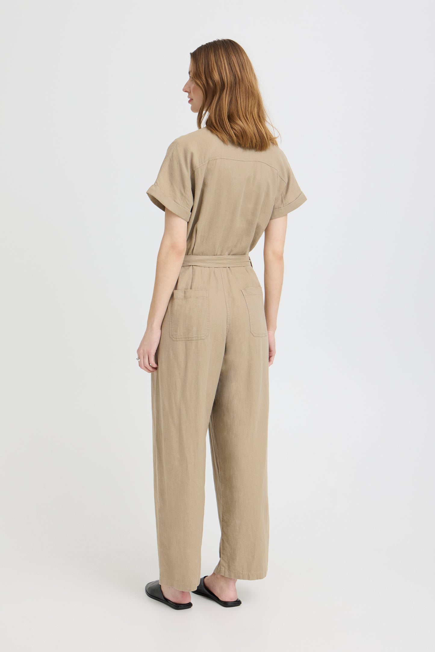 Ihlinno Jumpsuit - Beige Timber Wolf