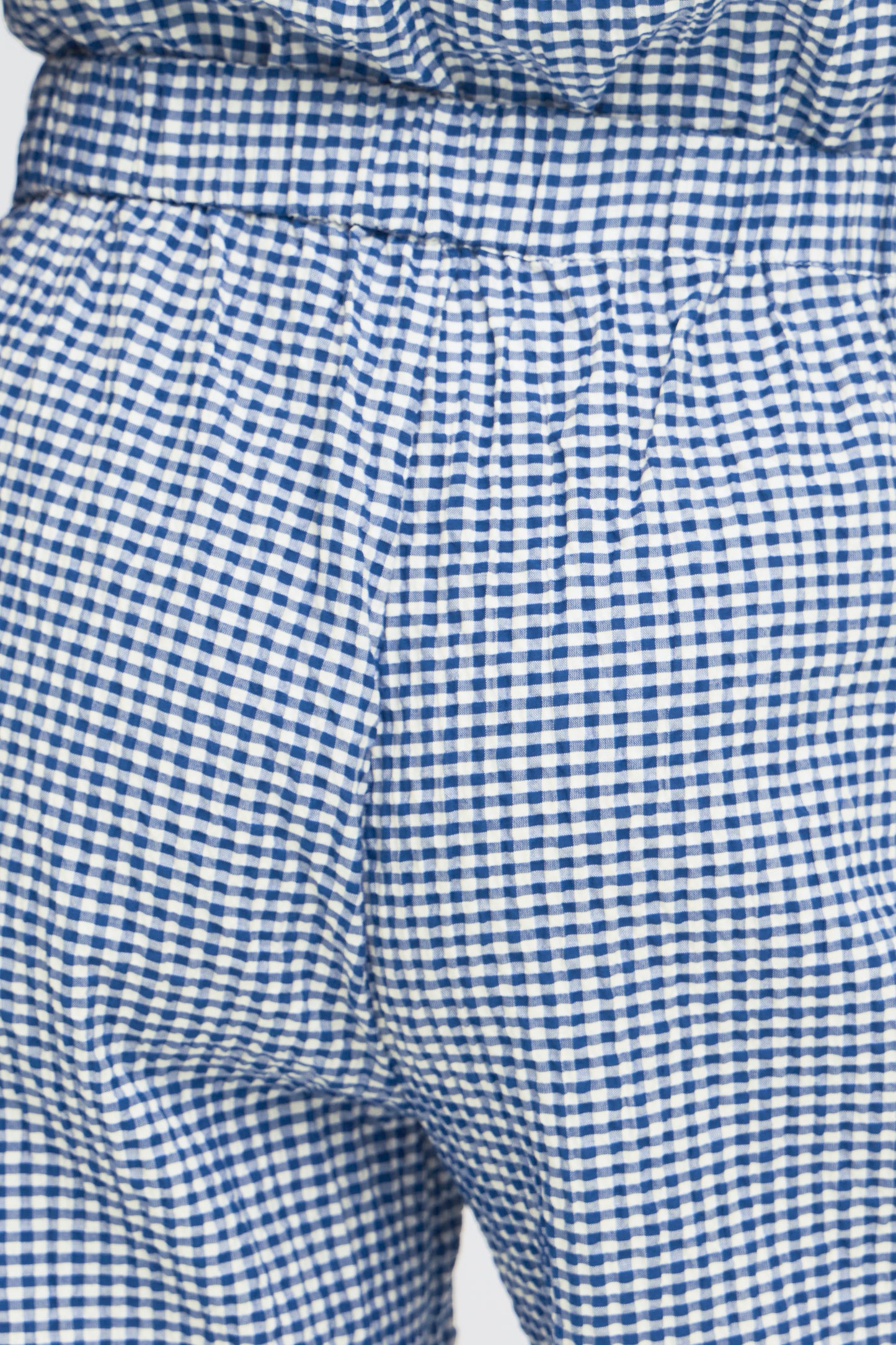 Ihjilma Trousers - Navy Gingham