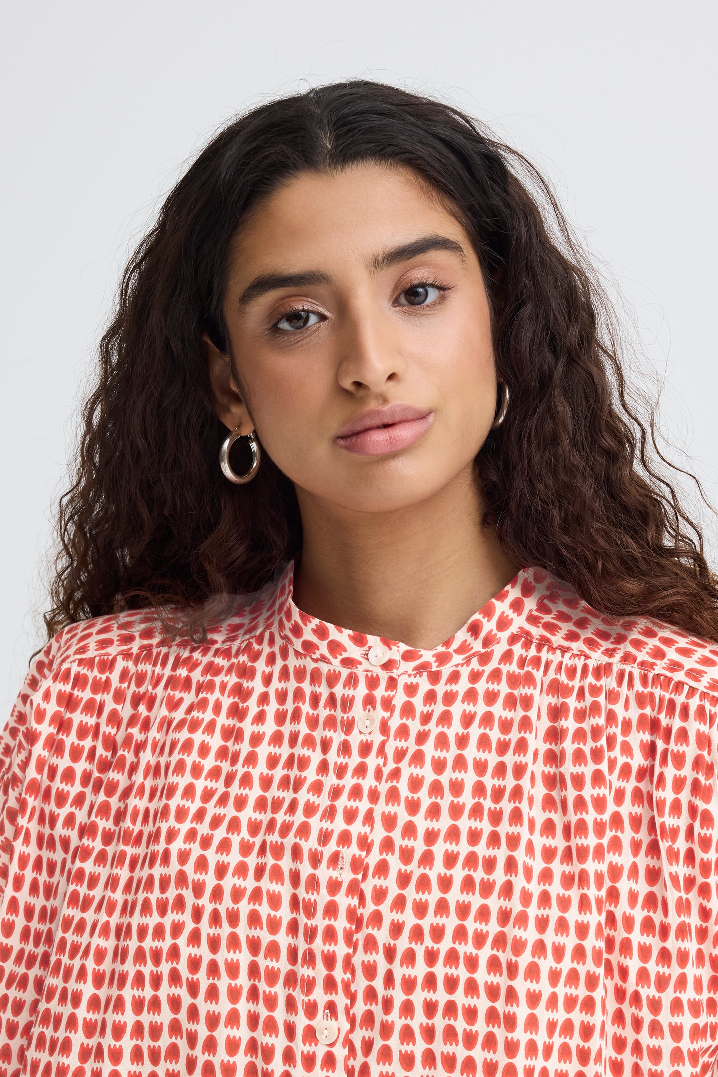 Ihlumma Shirt - Fiery Red Check