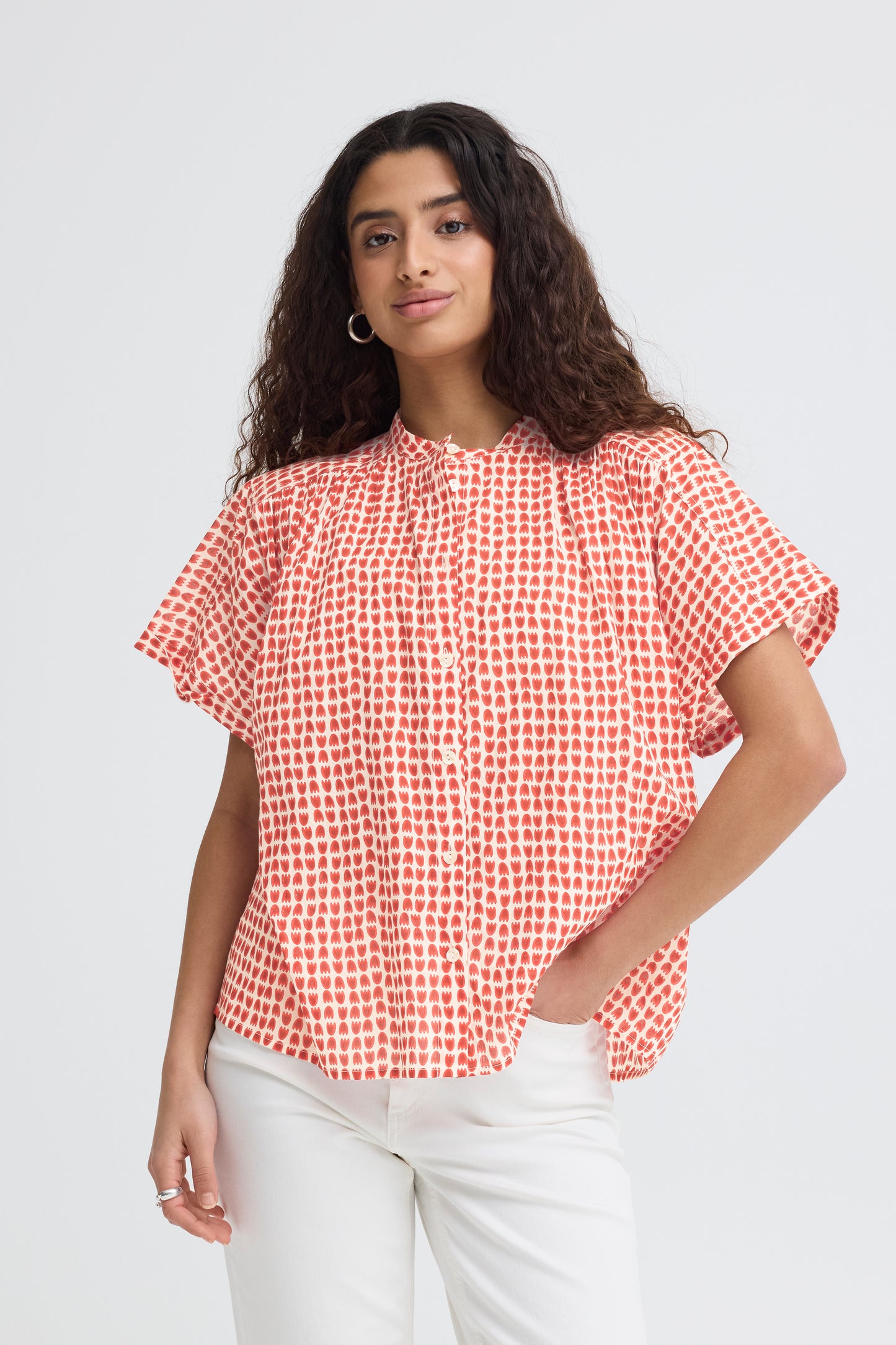 Ihlumma Shirt - Fiery Red Check