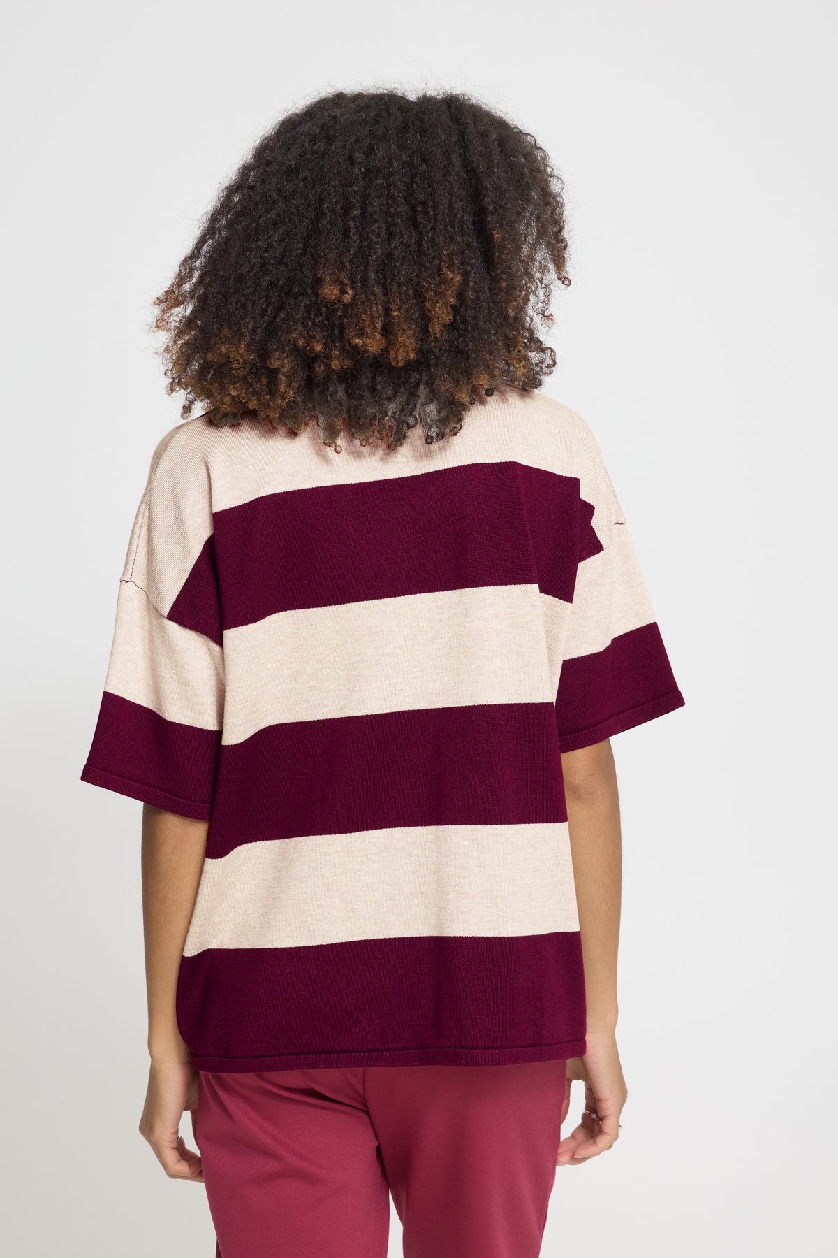 Ihluls Loose Short Sleeve - Wide Stripe