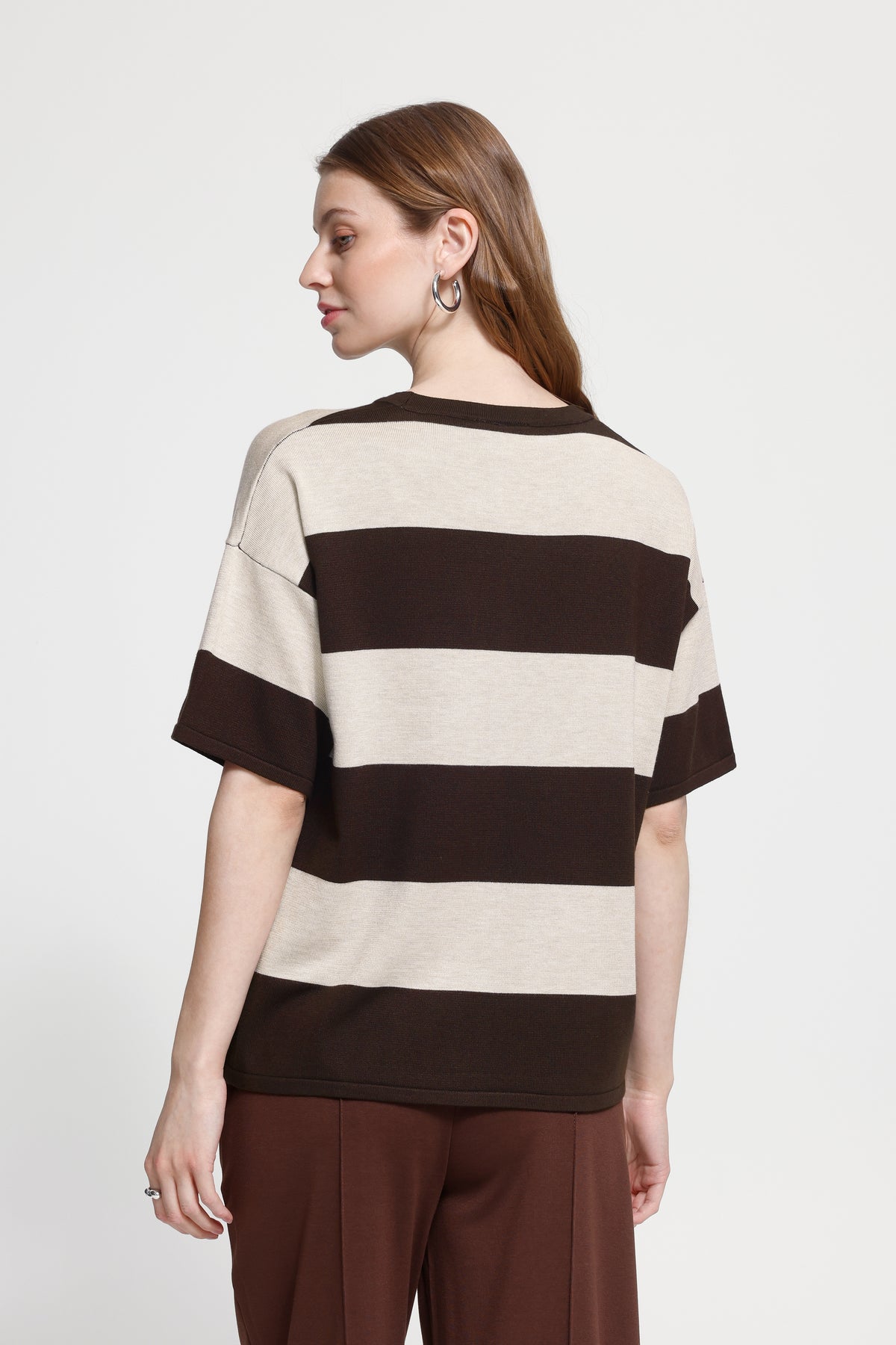 Ihluls Loose Short Sleeve - Wide Stripe
