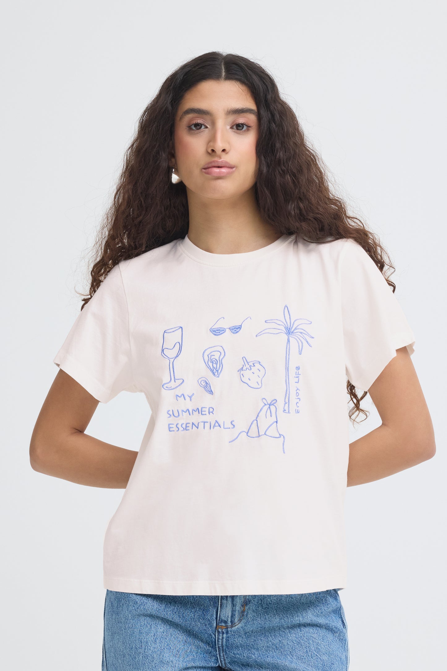 Ihnovola Short Sleeve Tee - Blue Holiday