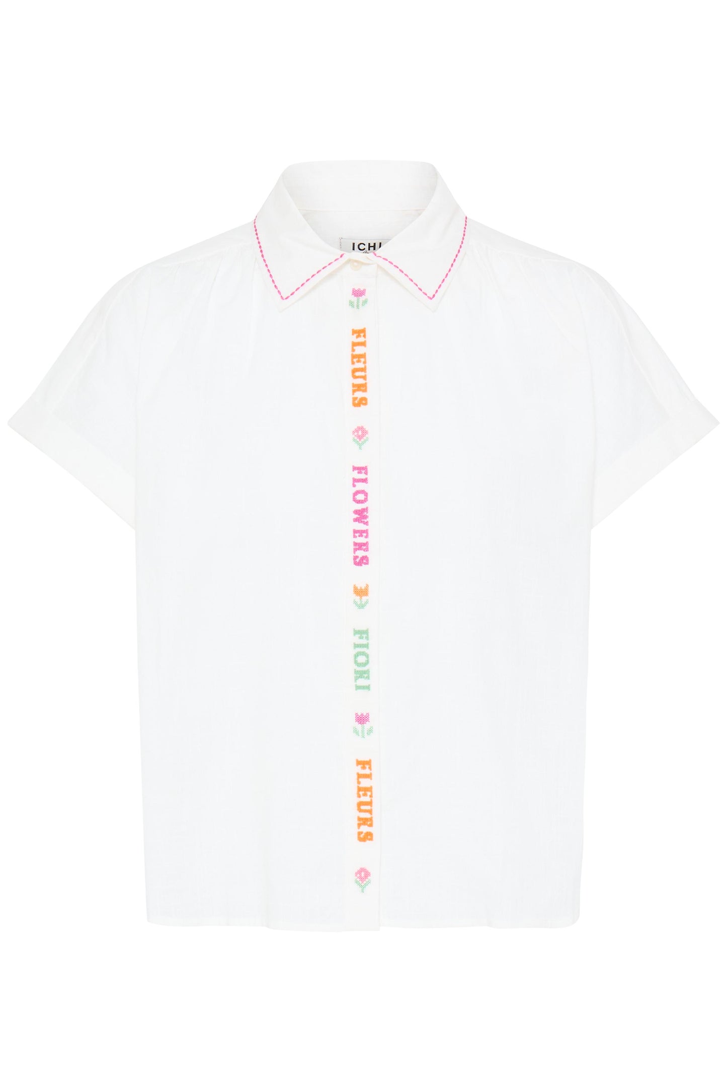 Ihloliva Shirt - White Flowers