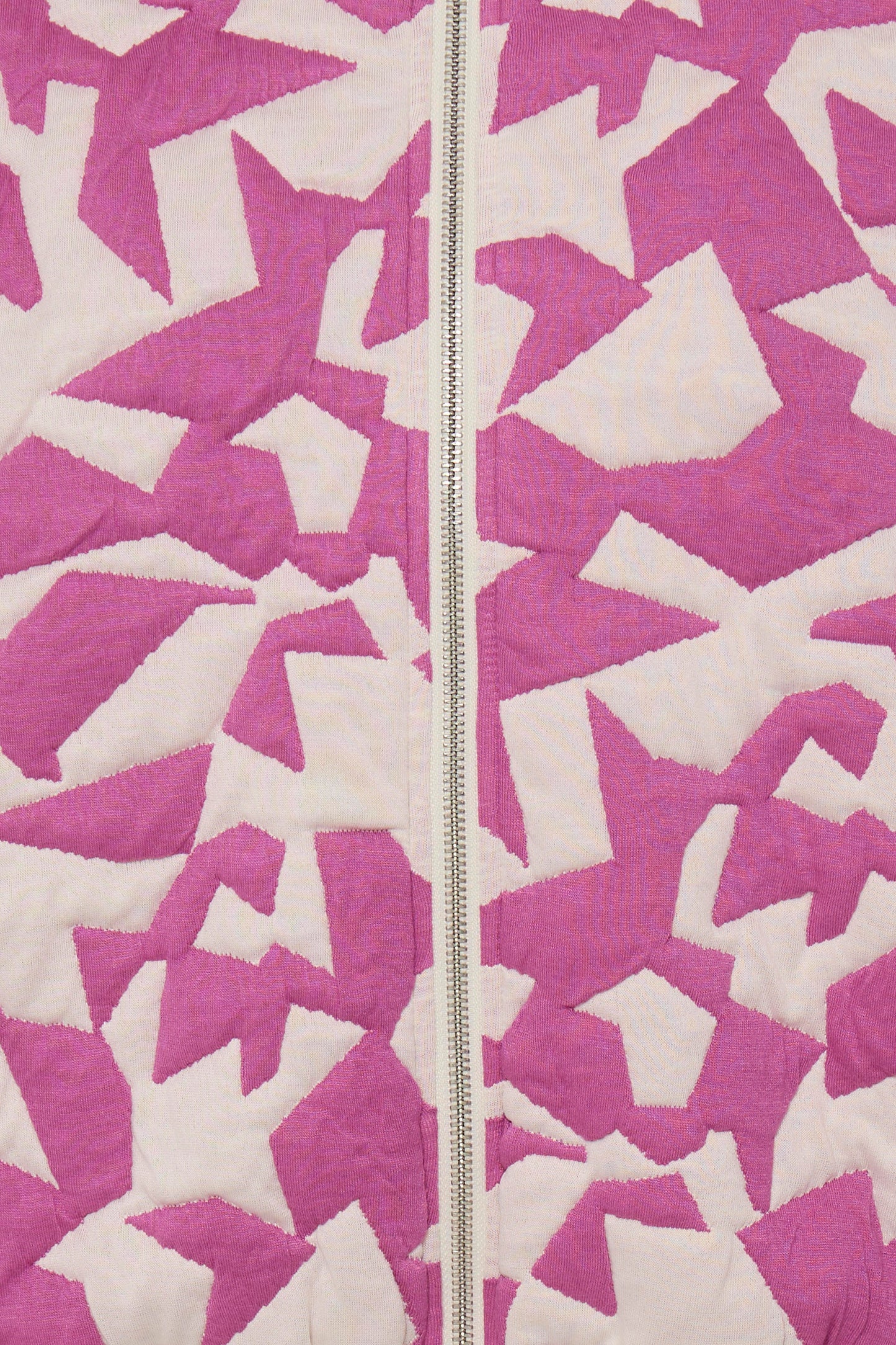 Ihkate Quilted Jacket - Pink Geometric