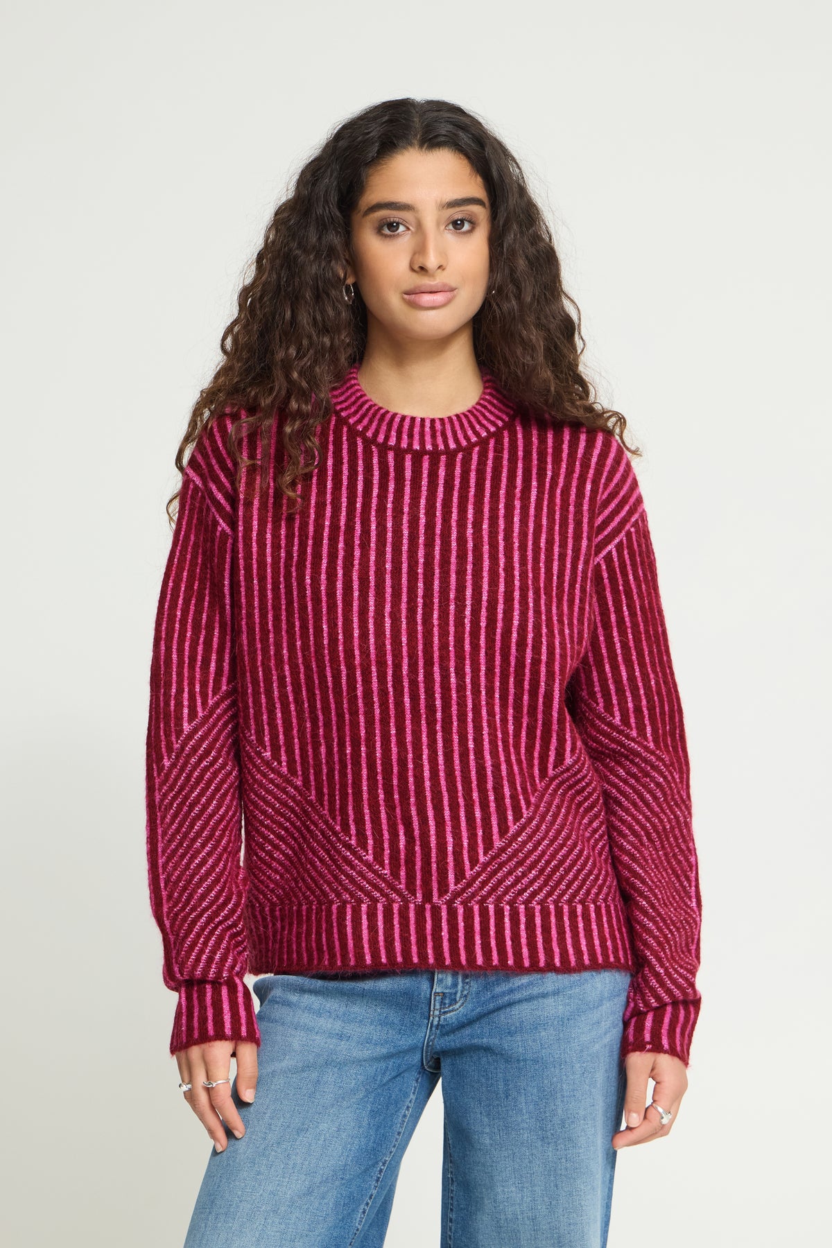 Ihkamara Stripe Jumper - Pink