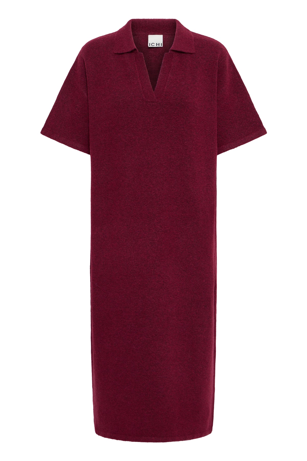 Ihdasila Knitted Dress - Rhododendron Burgundy