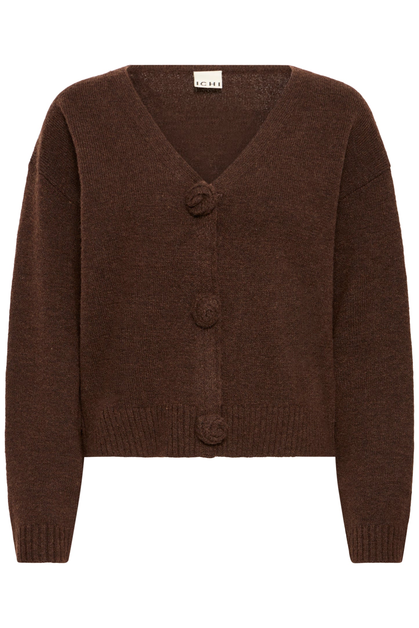 Ihpovoke Cardigan - Chicory Coffee Brown