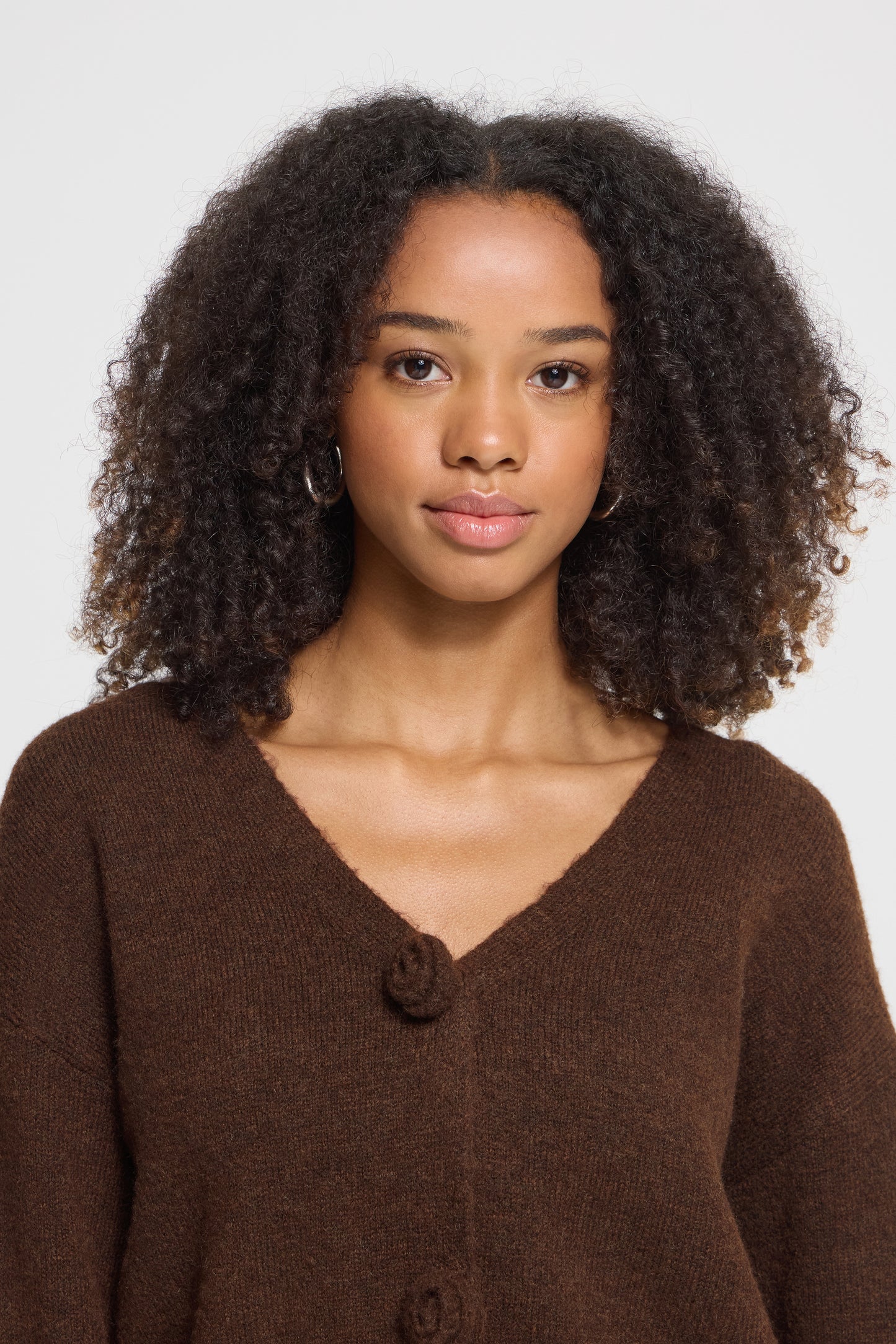 Ihpovoke Cardigan - Chicory Coffee Brown