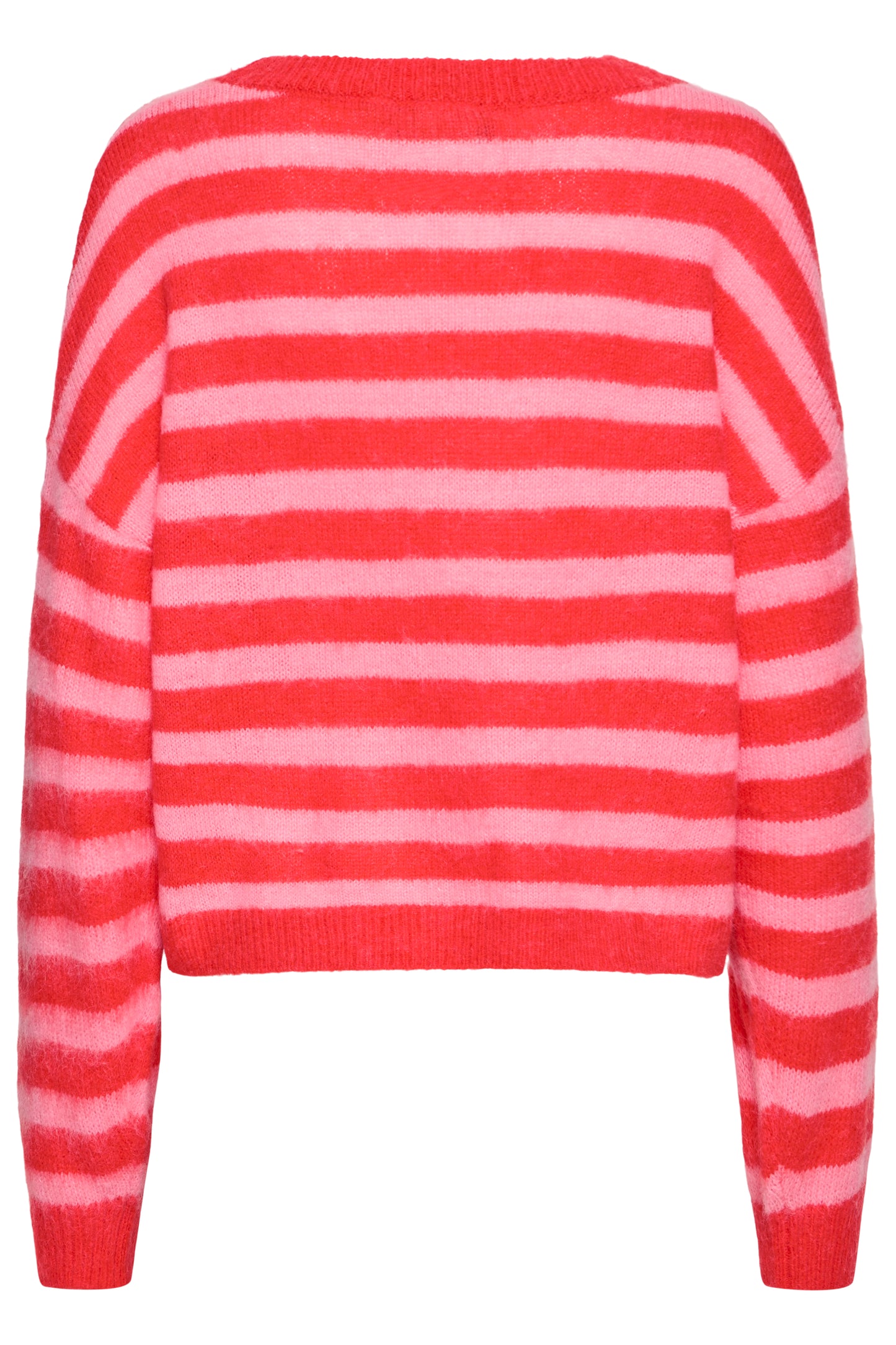 Ihblush Cardigan - Pink and Red Stripe