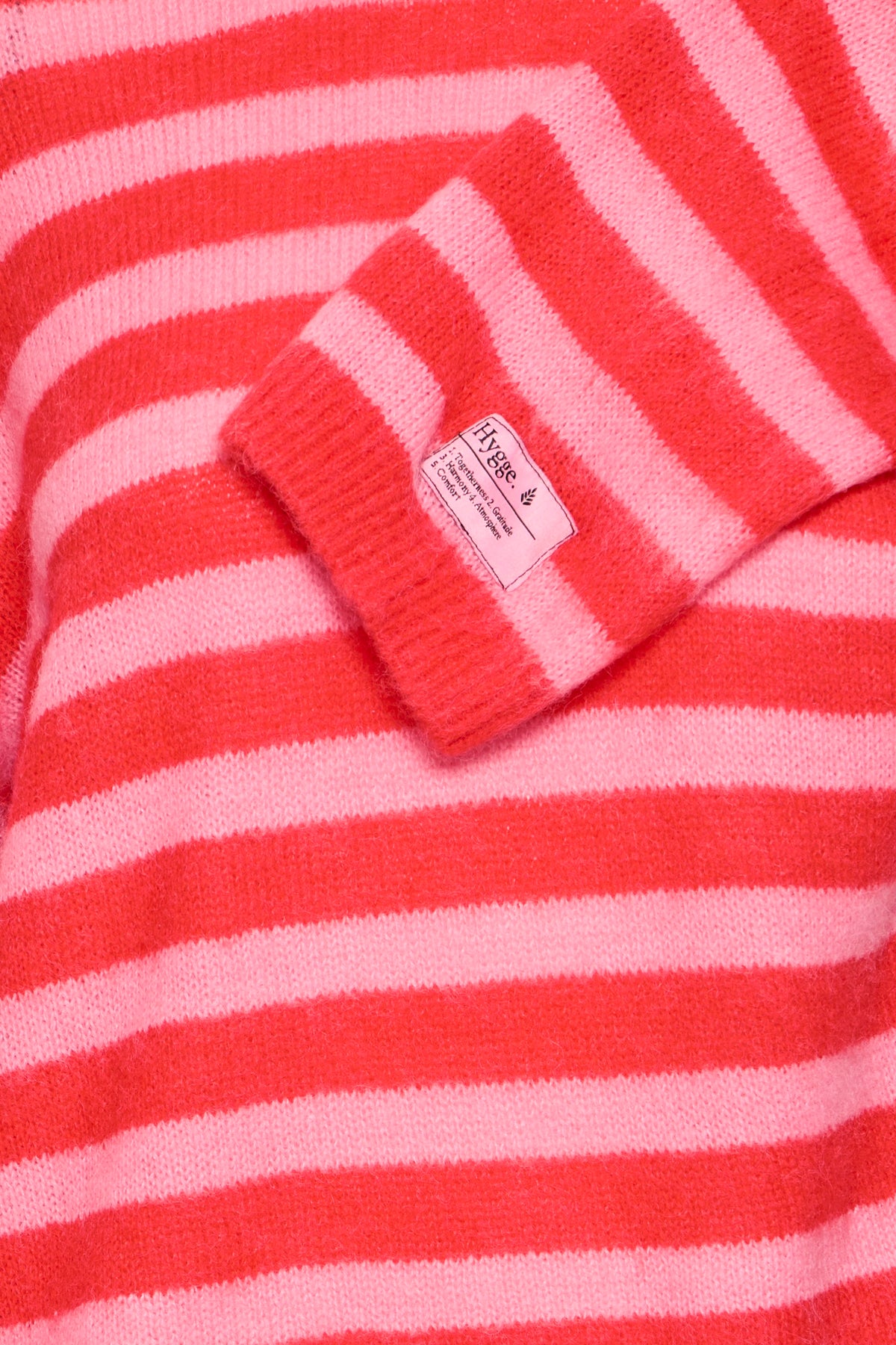 Ihblush Jumper - Pink and Red Stripe