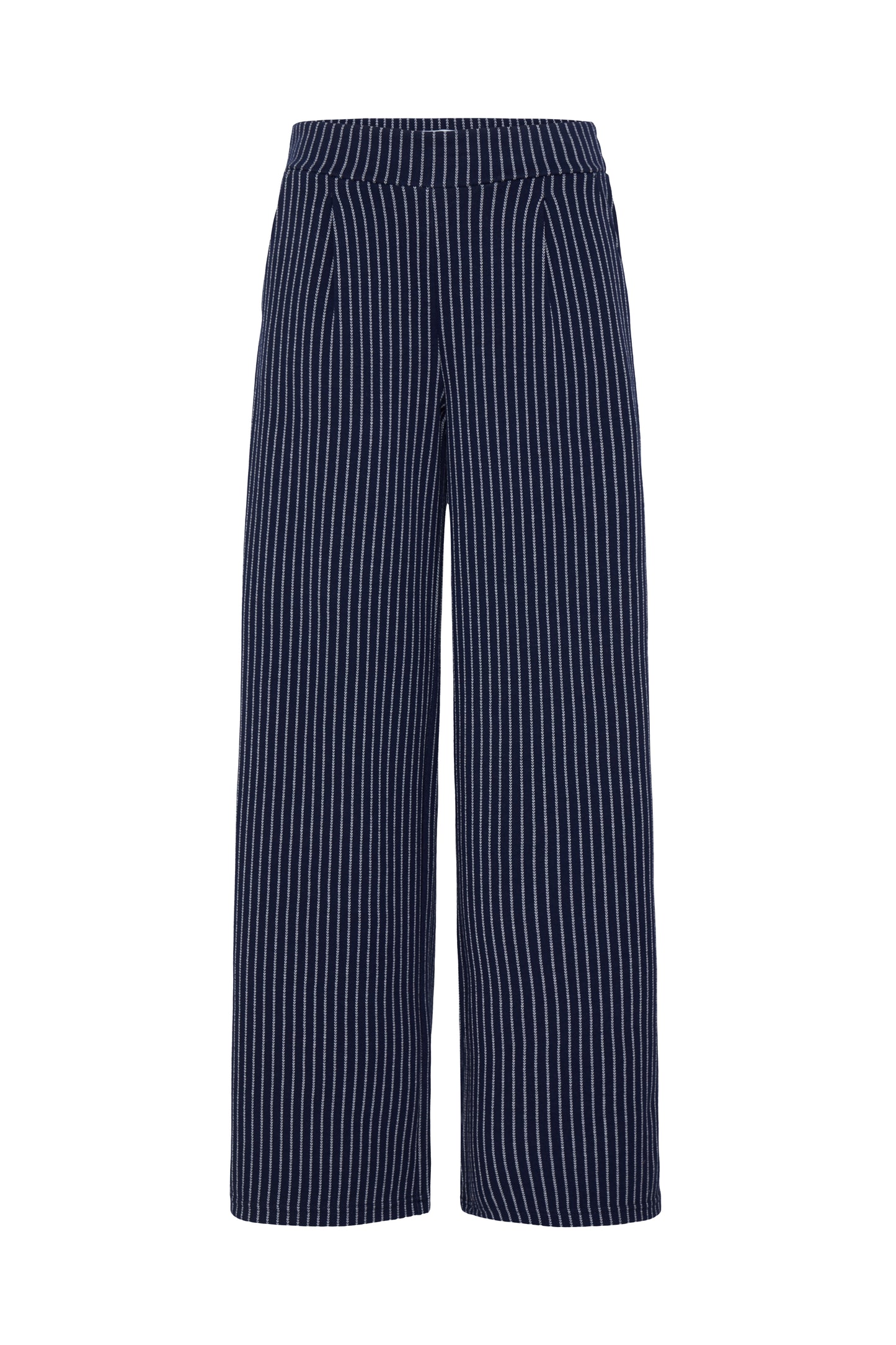 Ihmanse Stripe Pants - Navy White Trousers