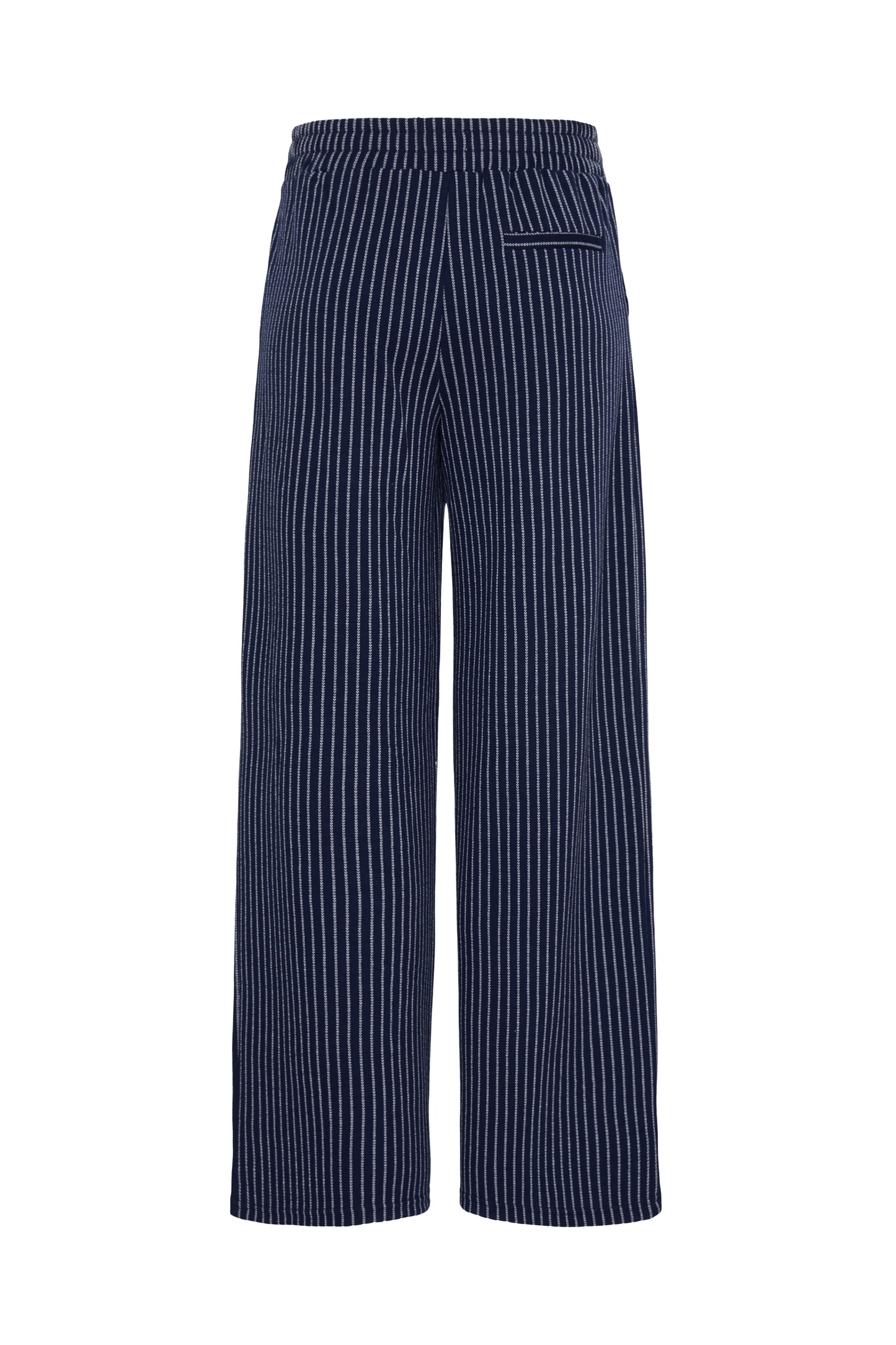 Ihmanse Stripe Pants - Navy White Trousers