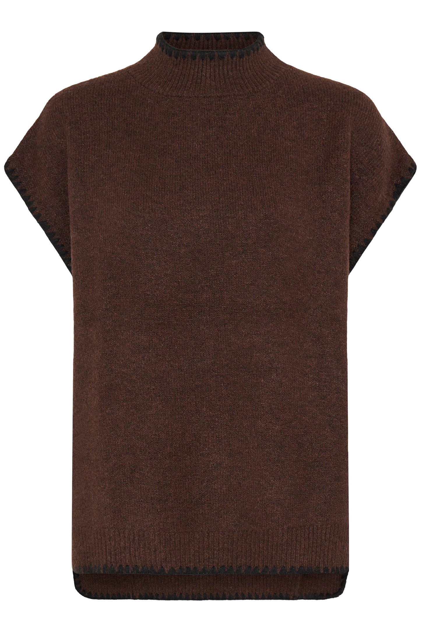 Iaberta Poncho - Chicory Coffee