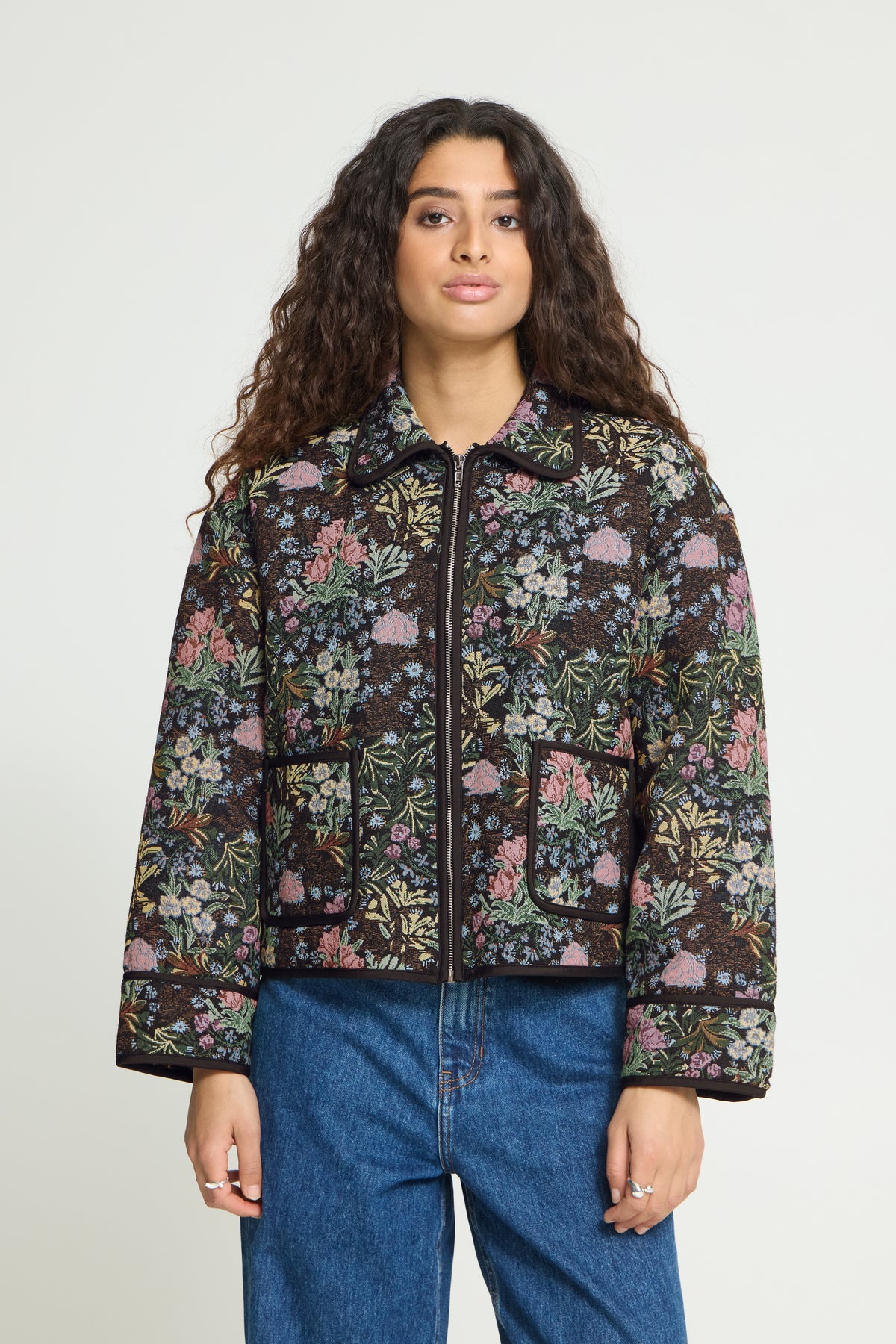 Ihhulina Jacket - Jacquard Floral