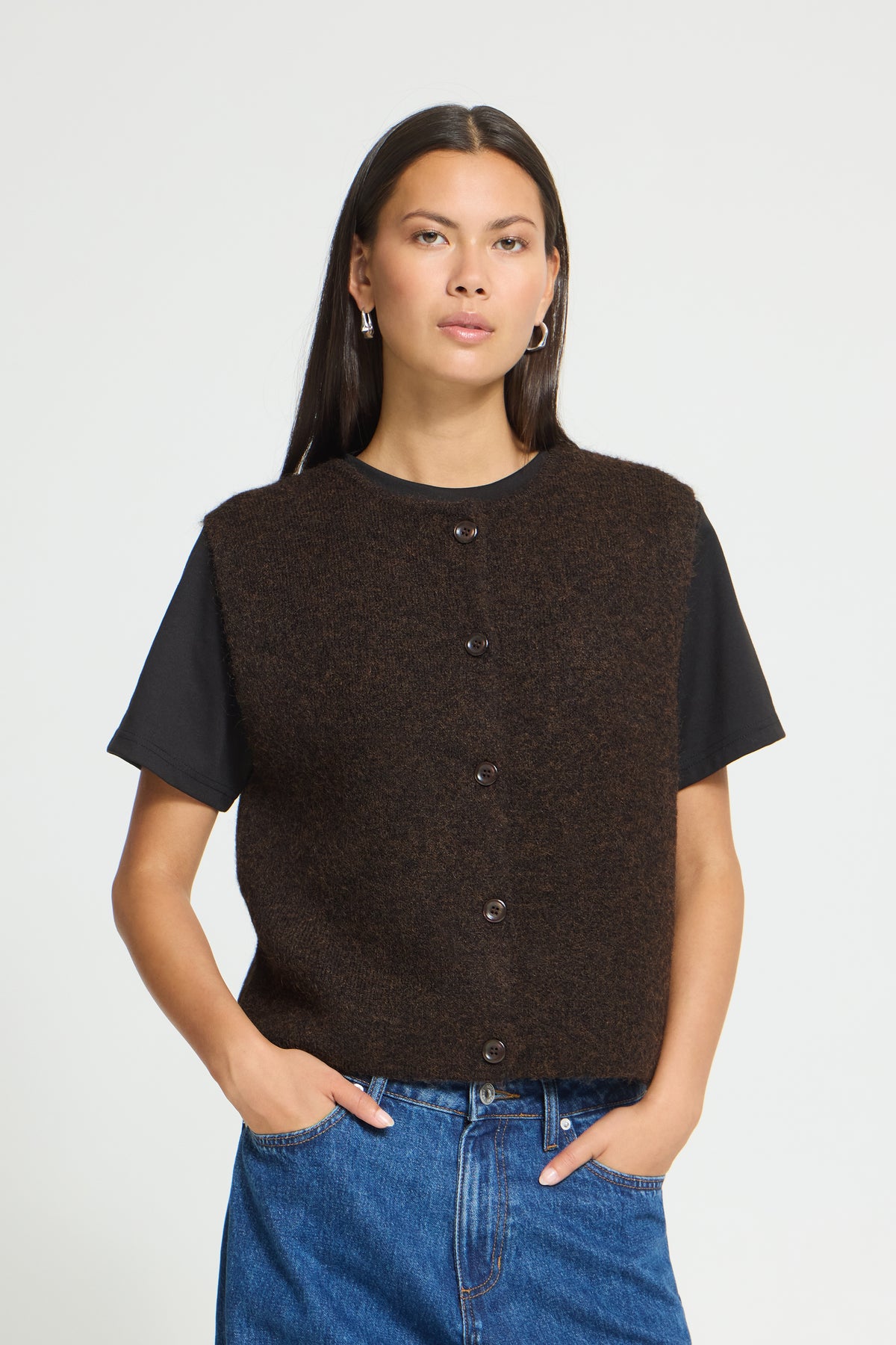 Ihpanora Waistcoat - Coffee Bean