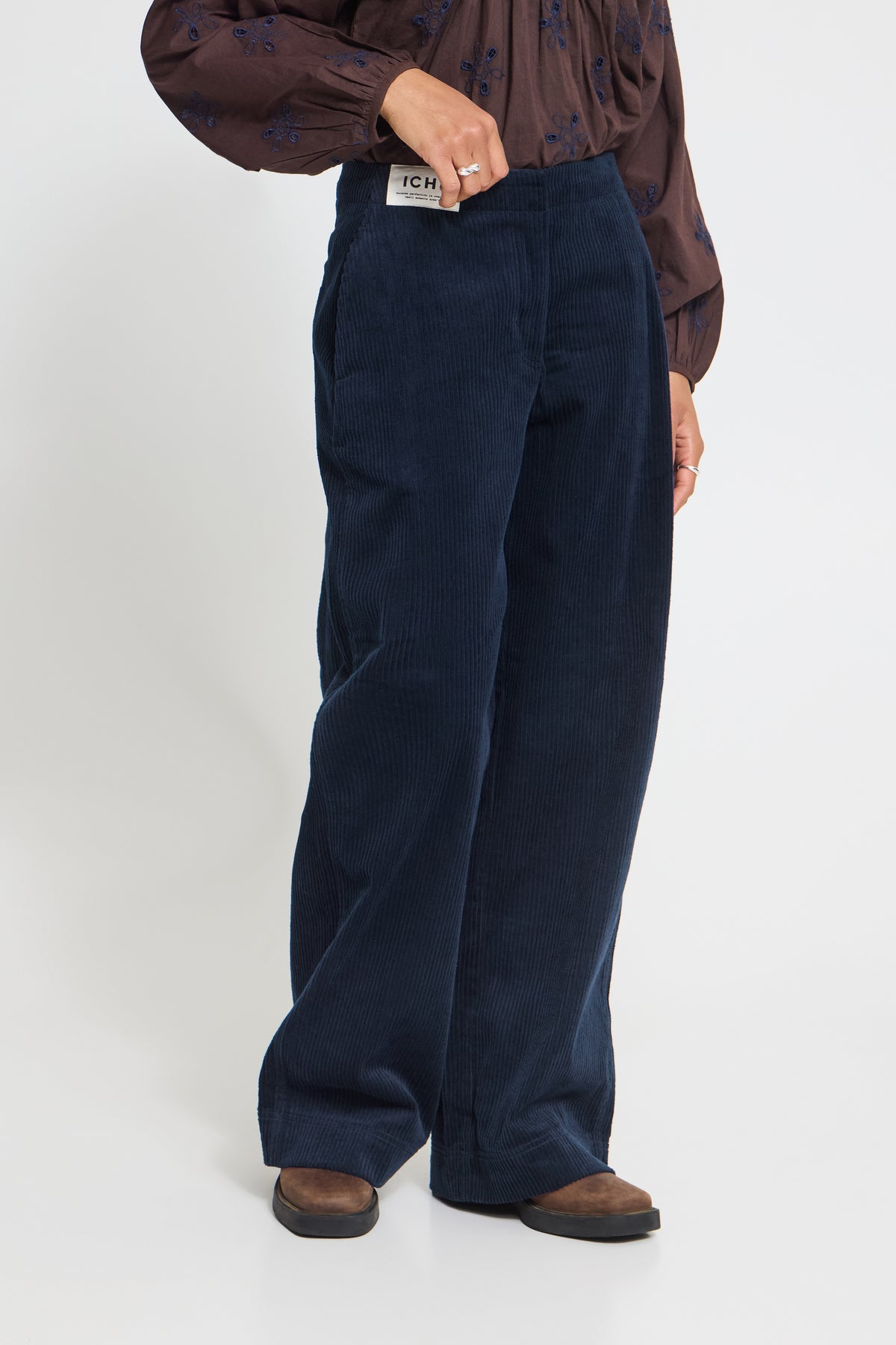 Ihjajly Trousers - Navy