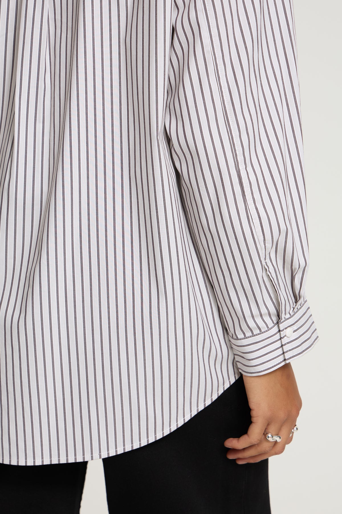 Ihjanine Shirt - Grey Stripe Detail