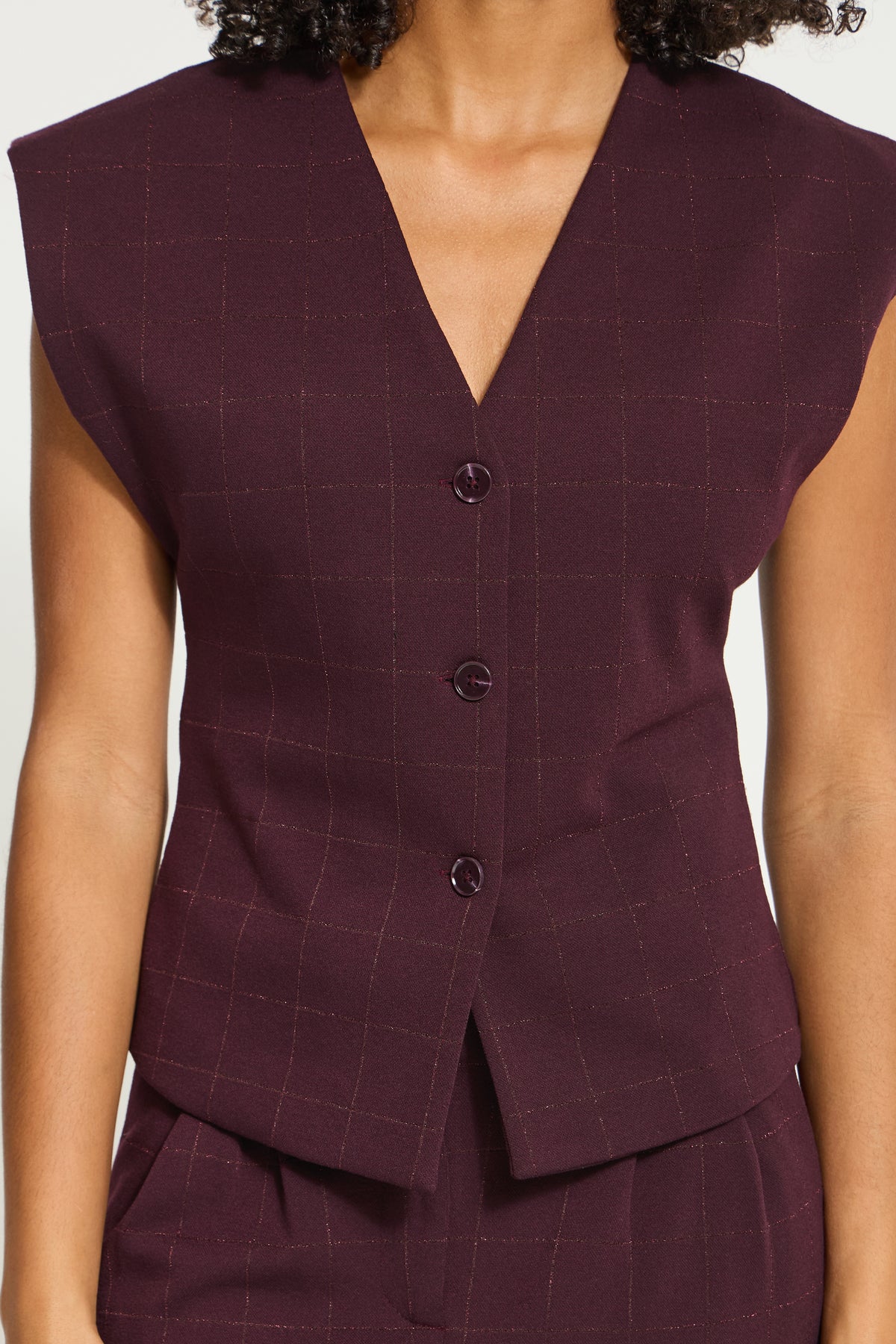 Ihkate Sparkelly Waistcoat - Fudge