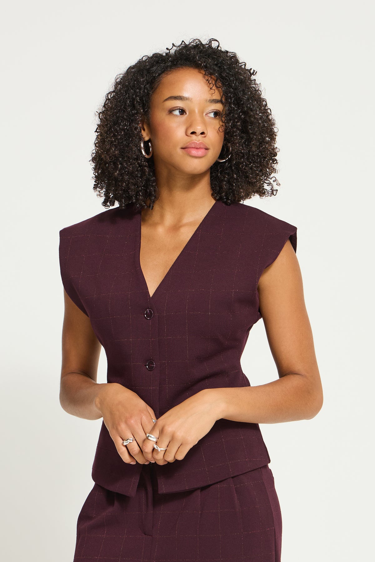 Ihkate Sparkelly Waistcoat - Fudge