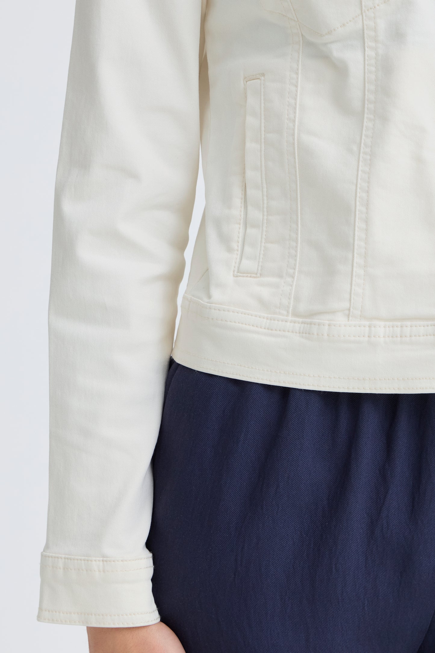 Frtwill Denim Jacket - Whisper White