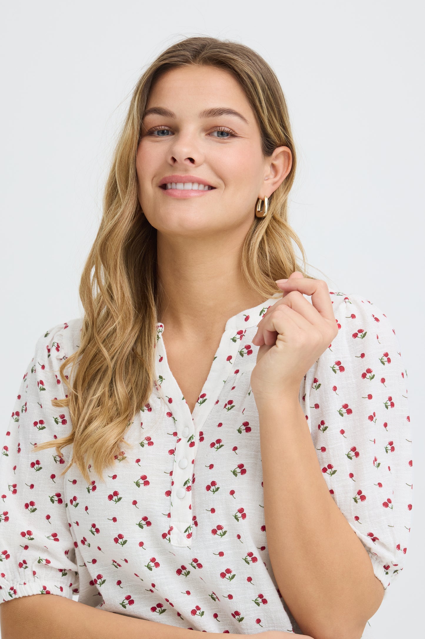 Frbobbi Blouse - Cherry