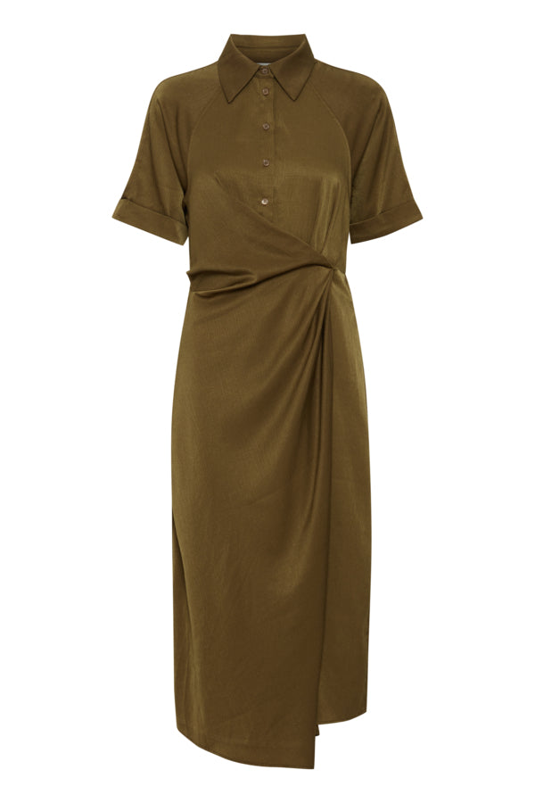 Frsaya Dark Olive Dress