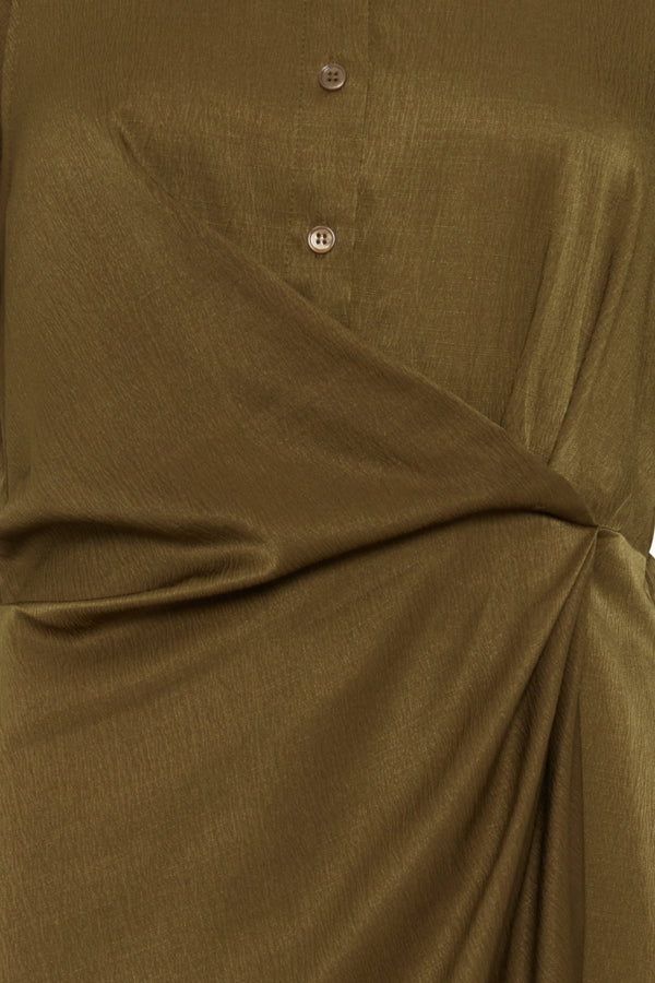 Frsaya Dark Olive Dress