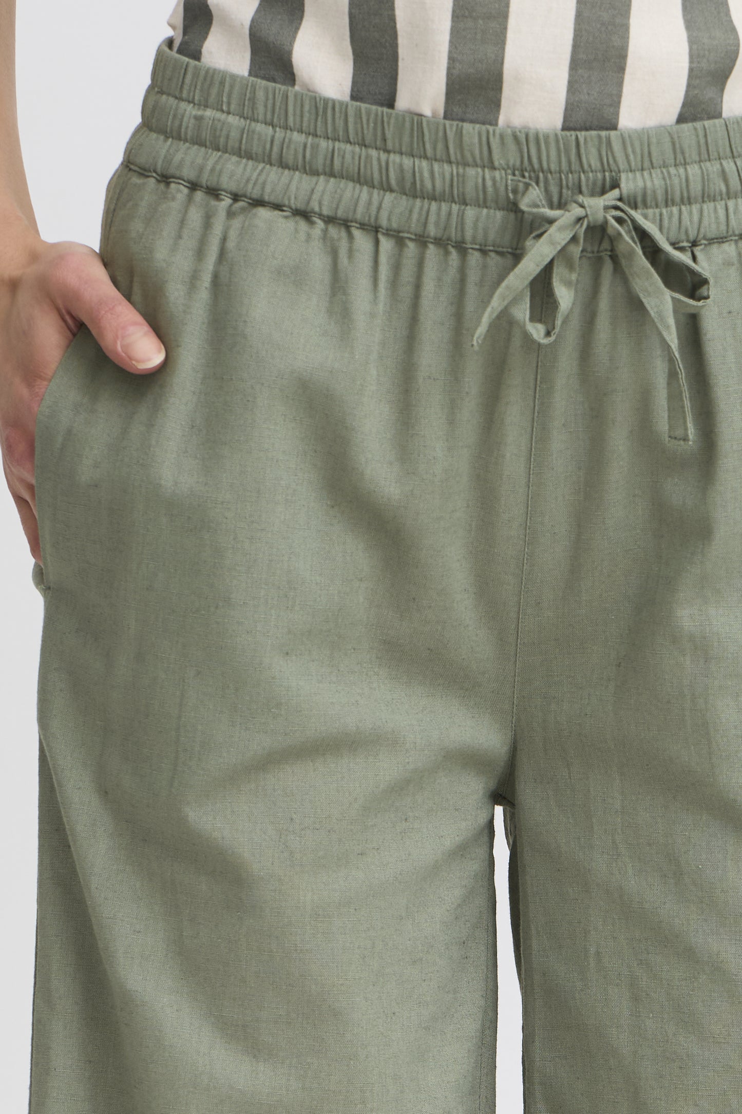 Frmaddie Trousers Khaki Green