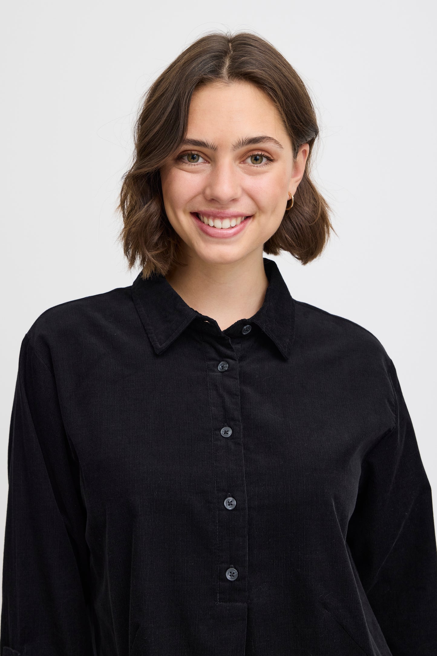 Frcory Cord Dress - Black