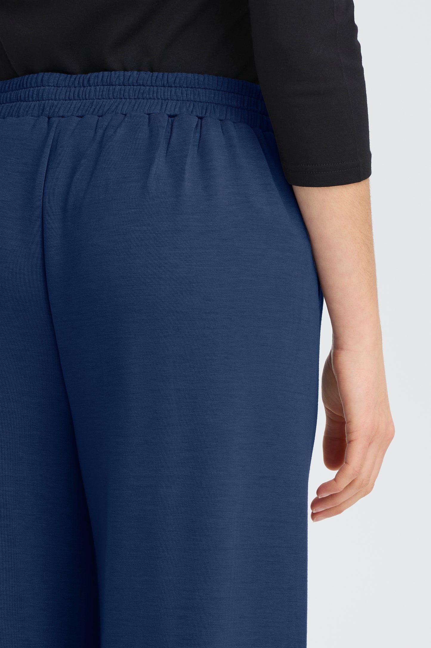 Fraurora Pants - Navy Wide Trouser